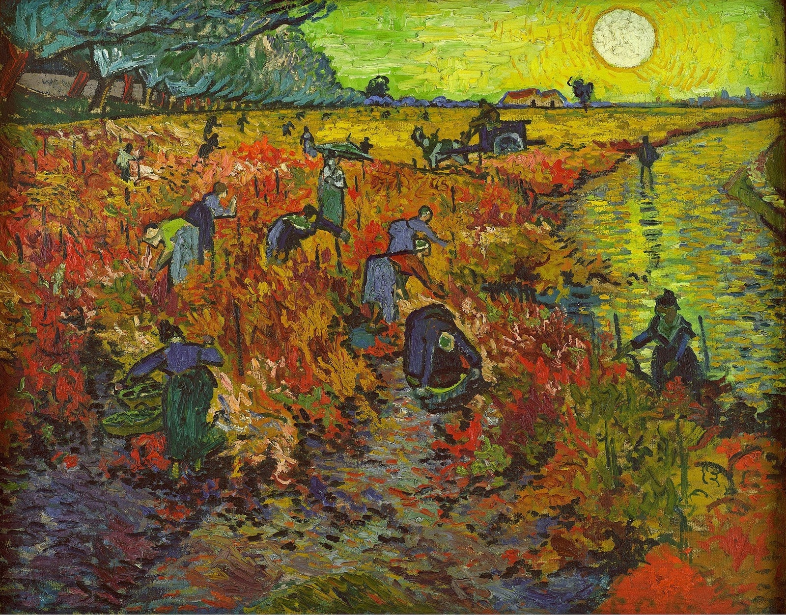 La vigne rouge de van gogh : histoire de la seule oeuvre vendue de son vivant - The Art Avenue