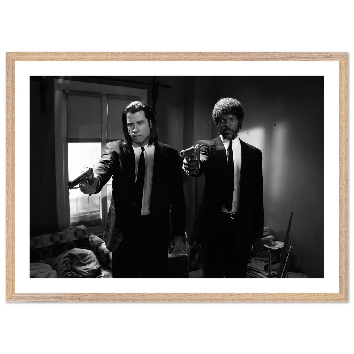 Tableau Noir et Blanc Pulp Fiction