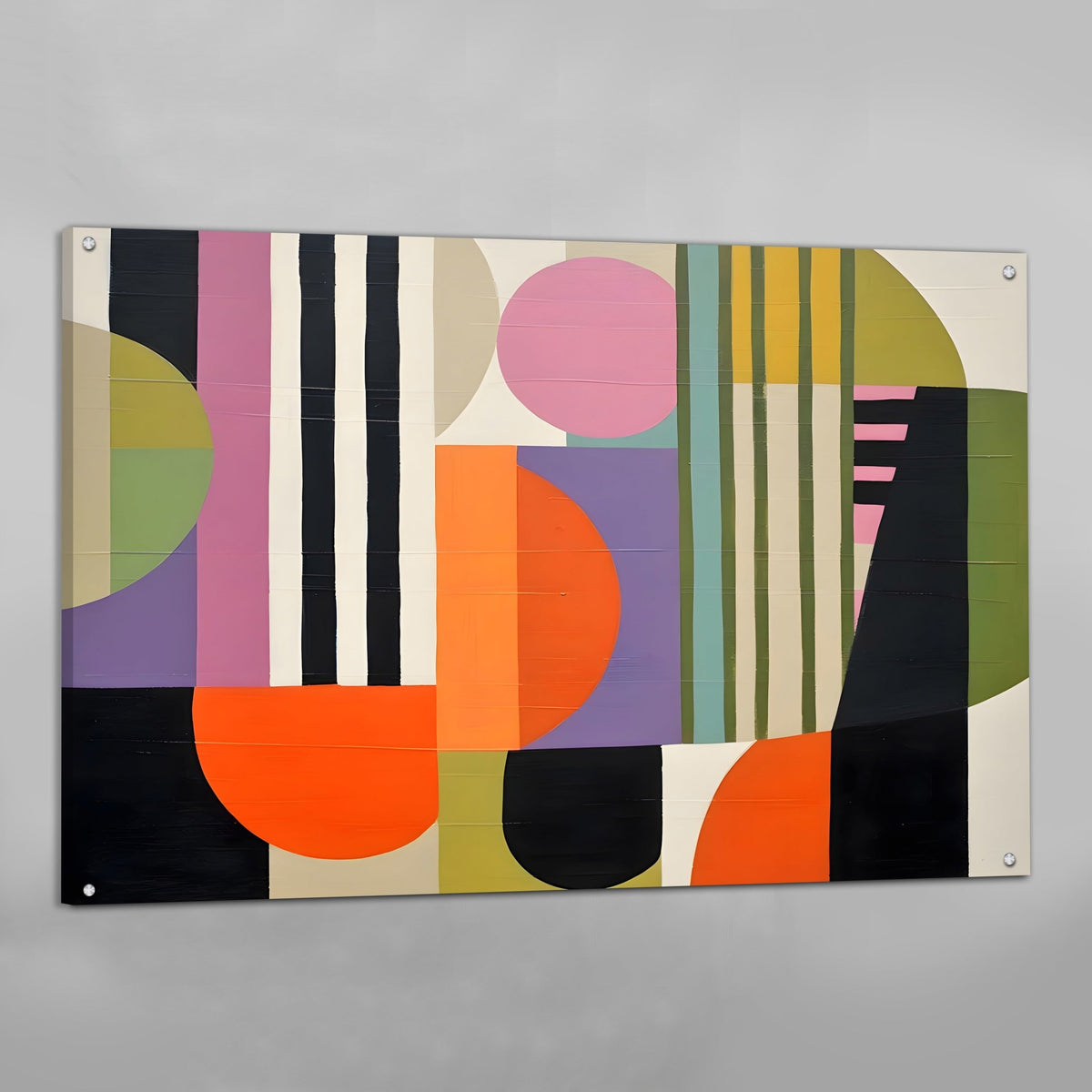 Tableau Abstrait Coloré Chic - The Art Avenue