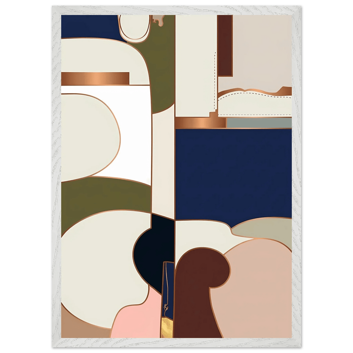 Tableau Abstrait Géométrie Moderne - The Art Avenue