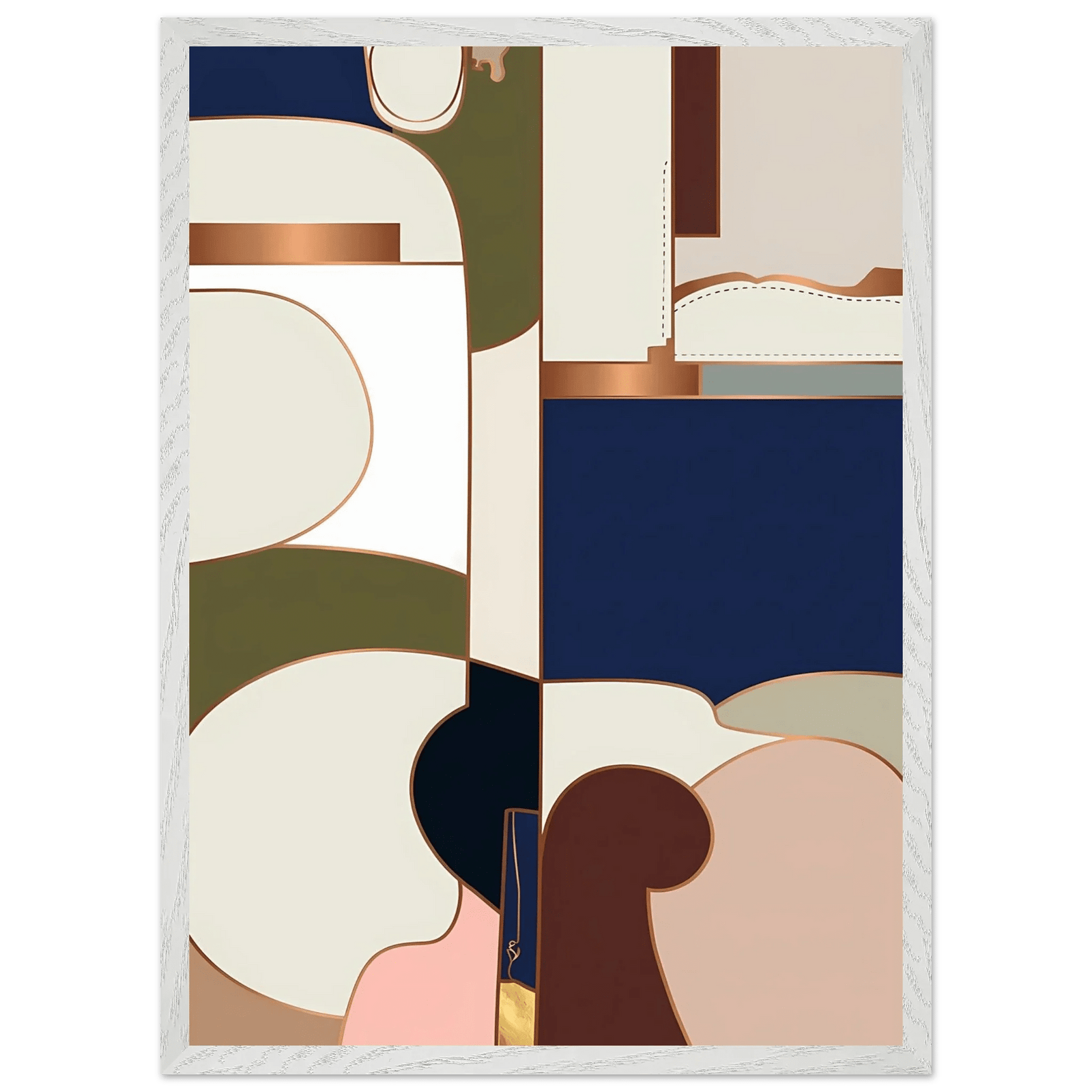 Tableau Abstrait Géométrie Moderne - The Art Avenue