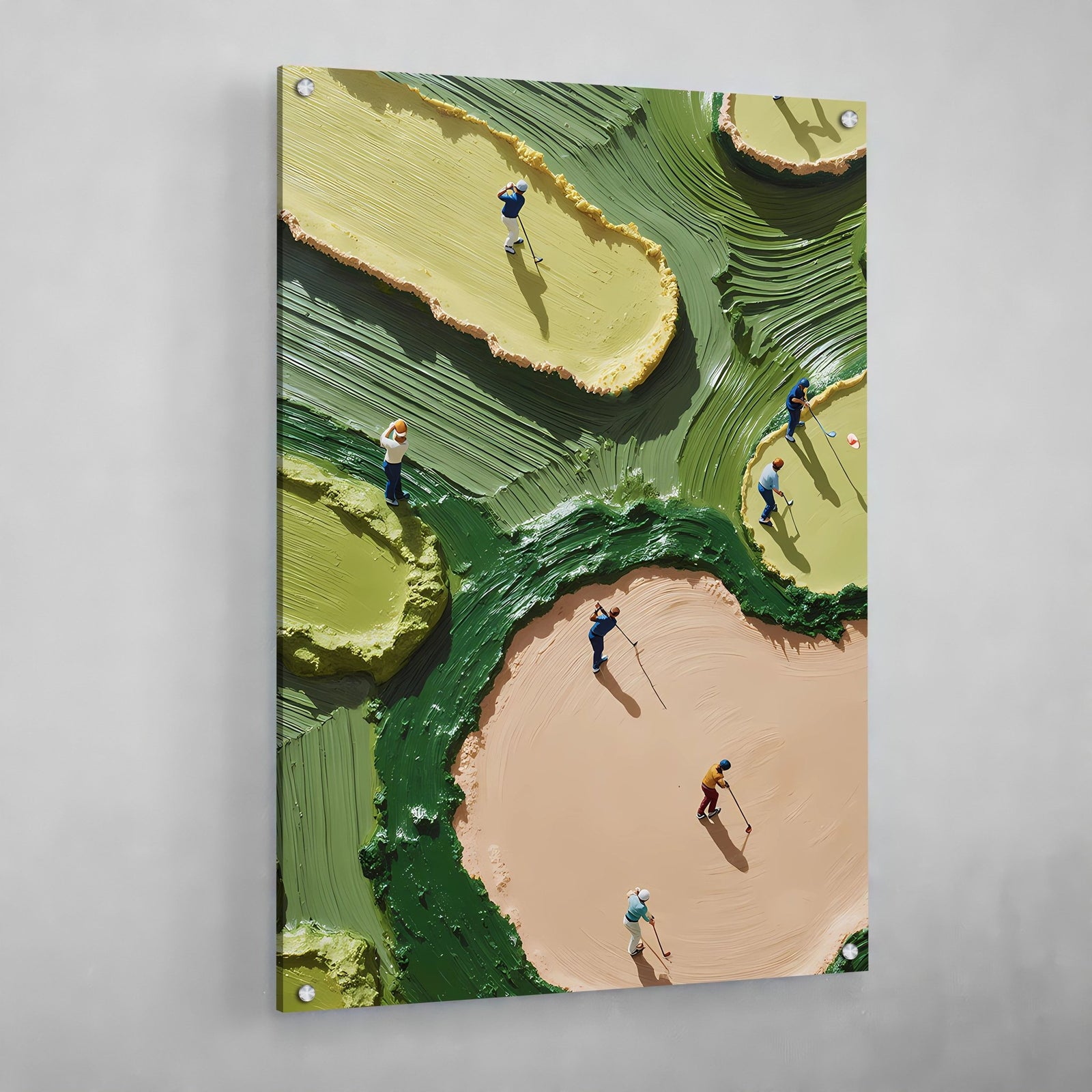 Tableau Abstrait Golf - The Art Avenue