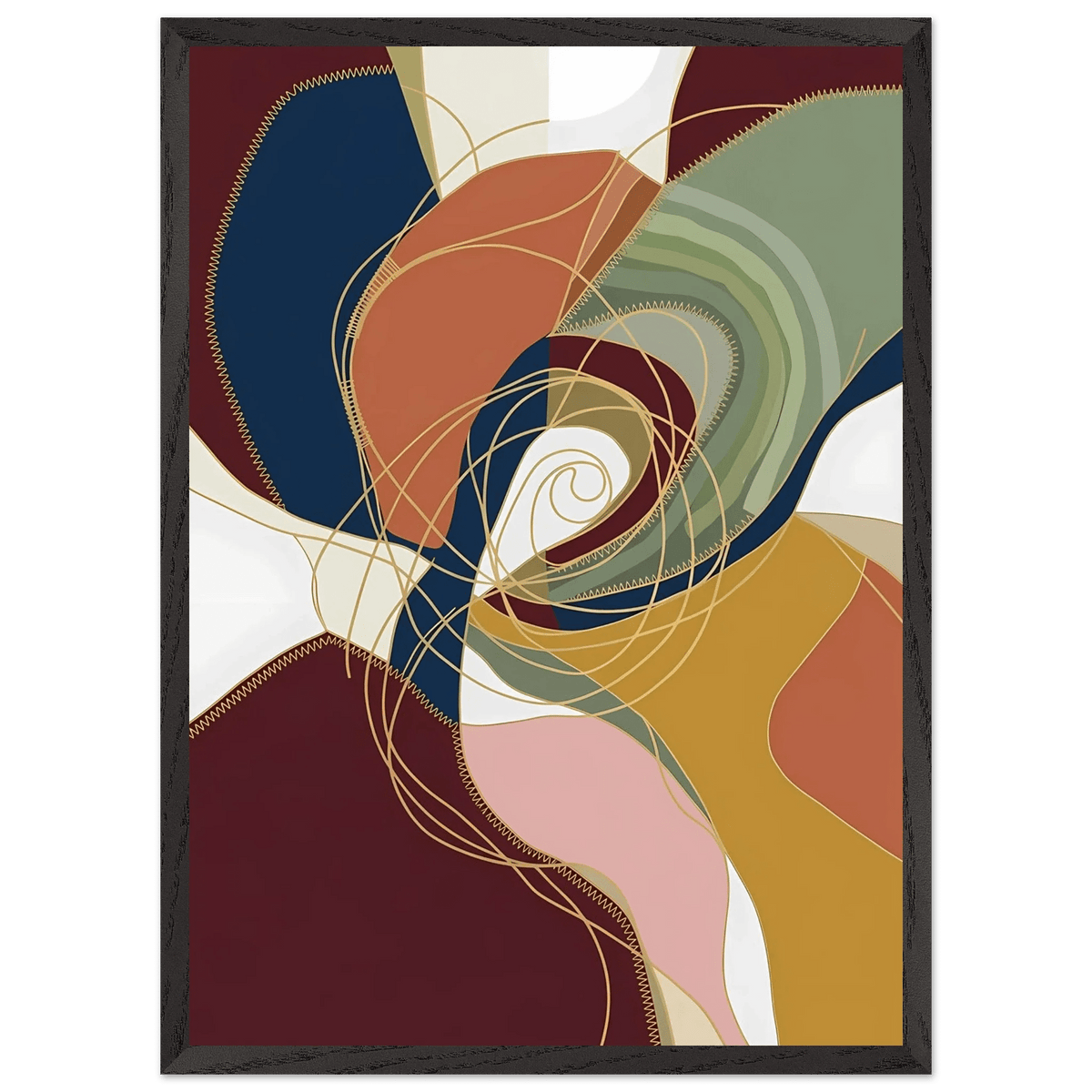 Tableau Abstrait Spirale Moderne - The Art Avenue
