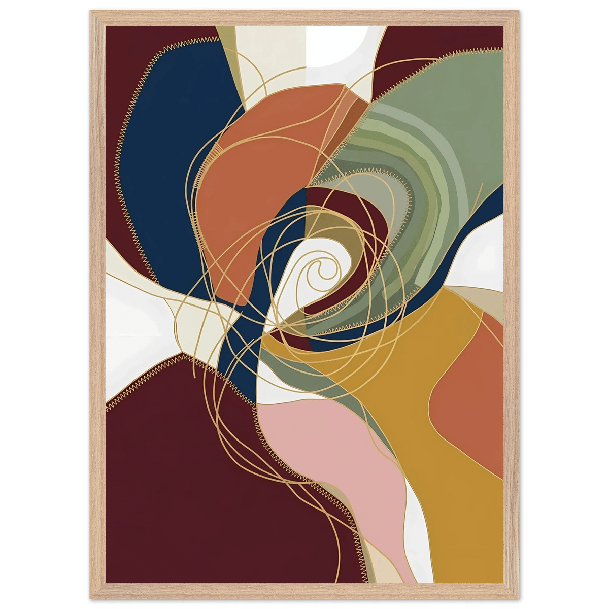 Tableau Abstrait Spirale Moderne - The Art Avenue
