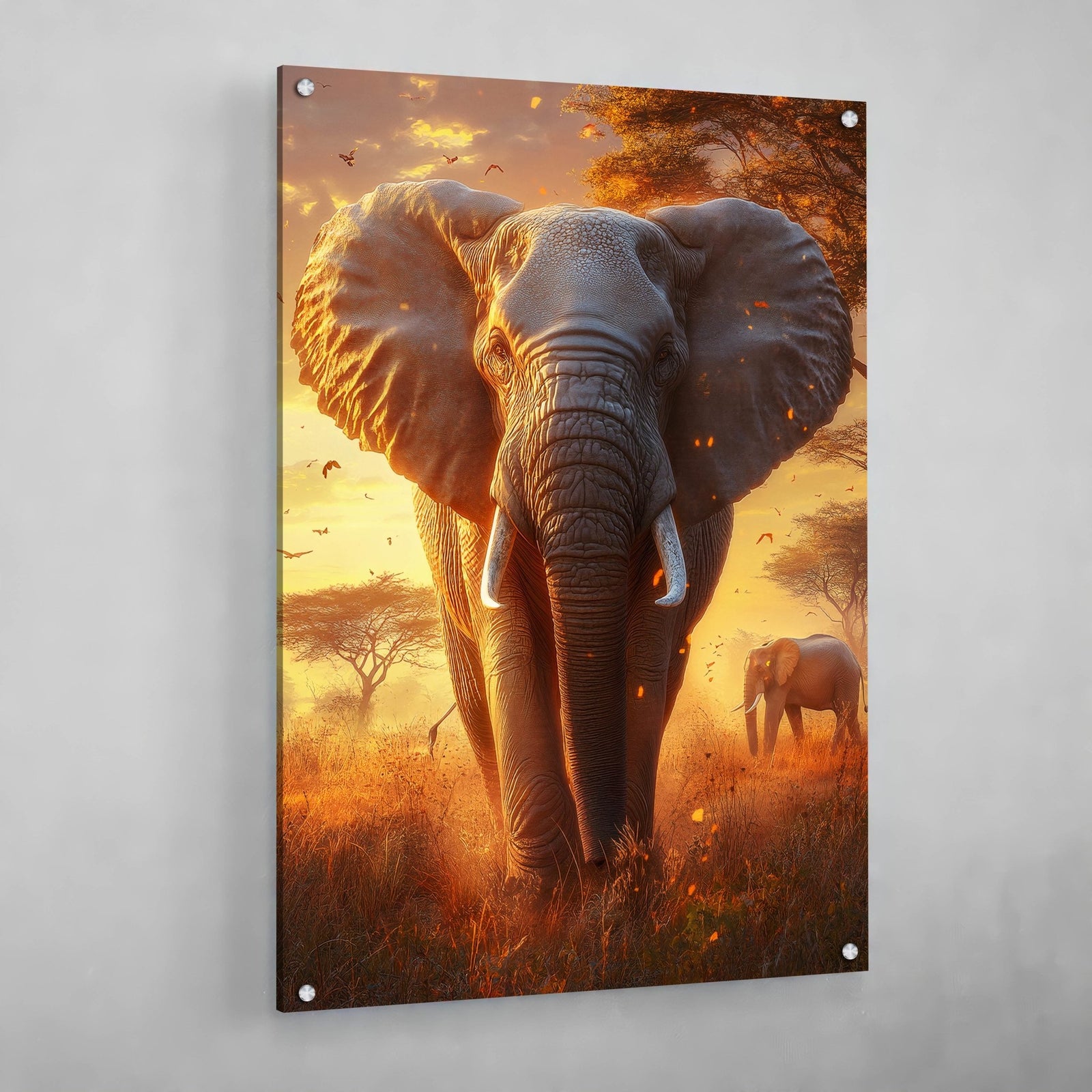Tableau Africain Éléphant - The Art Avenue