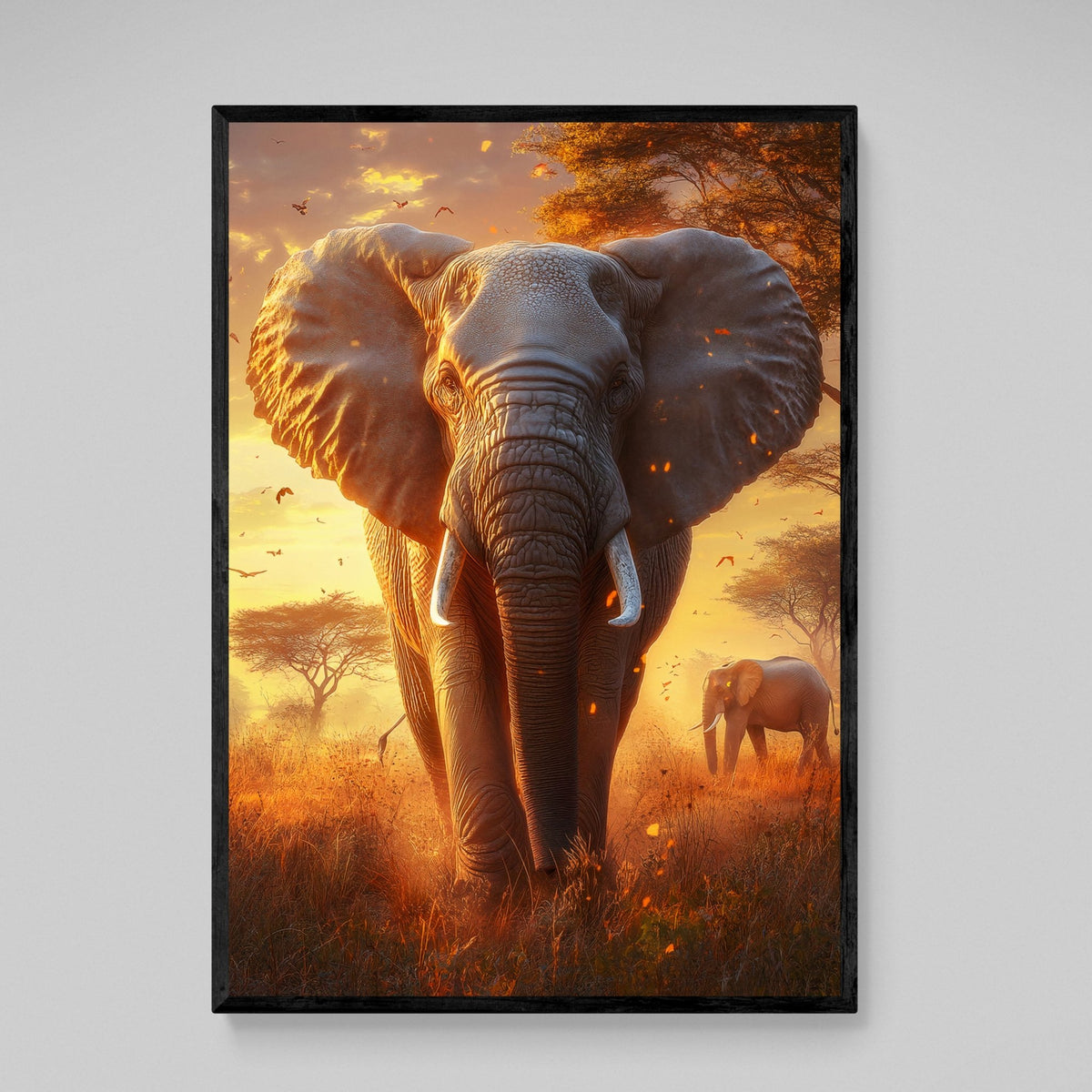 Tableau Africain Éléphant - The Art Avenue