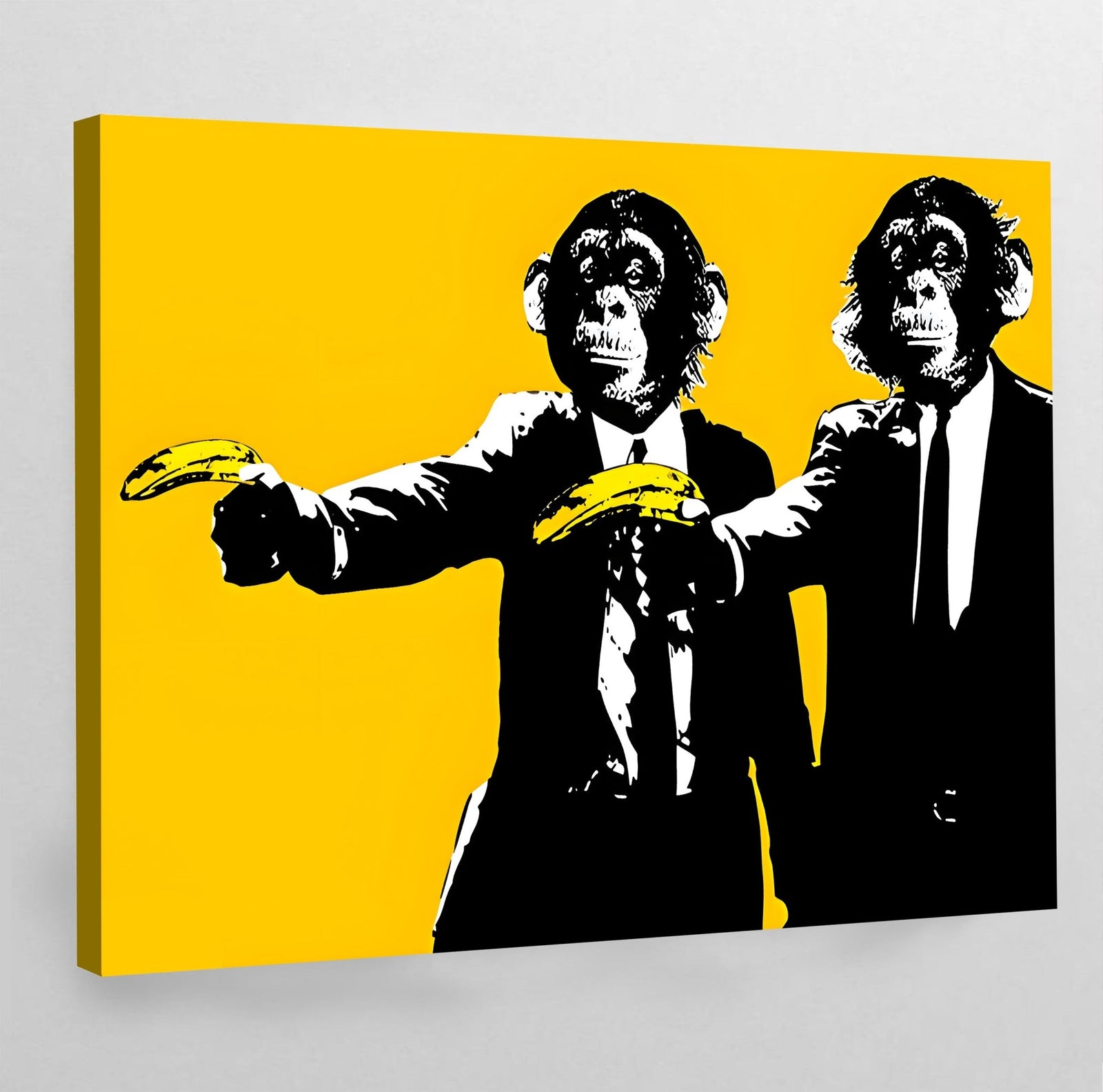 Tableau Banksy Singe - The Art Avenue