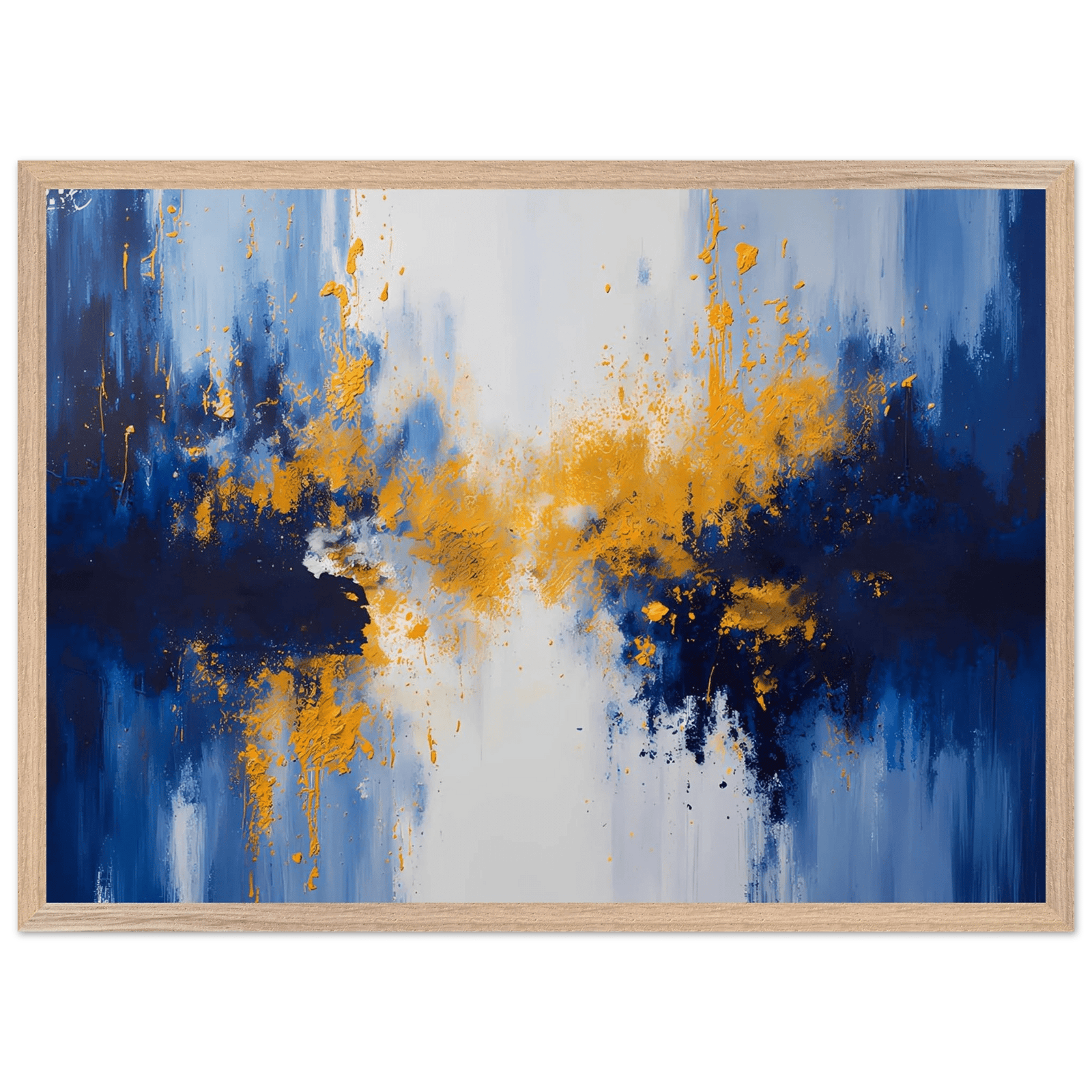 Tableau Bleu Abstrait - The Art Avenue