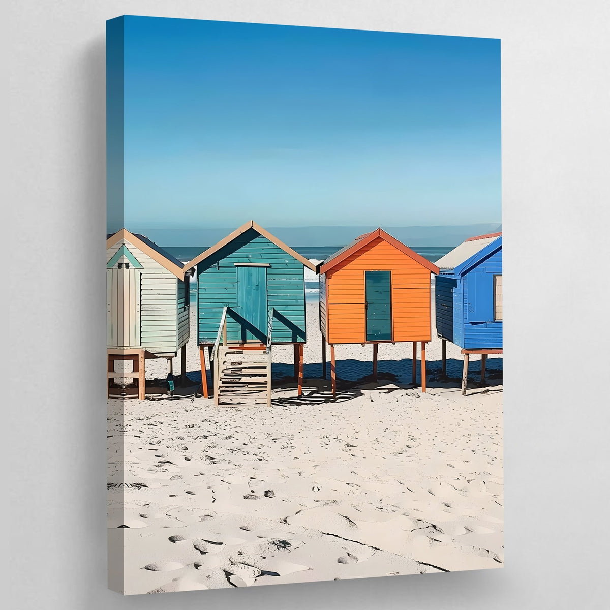 Tableau Cabines de Plage - The Art Avenue