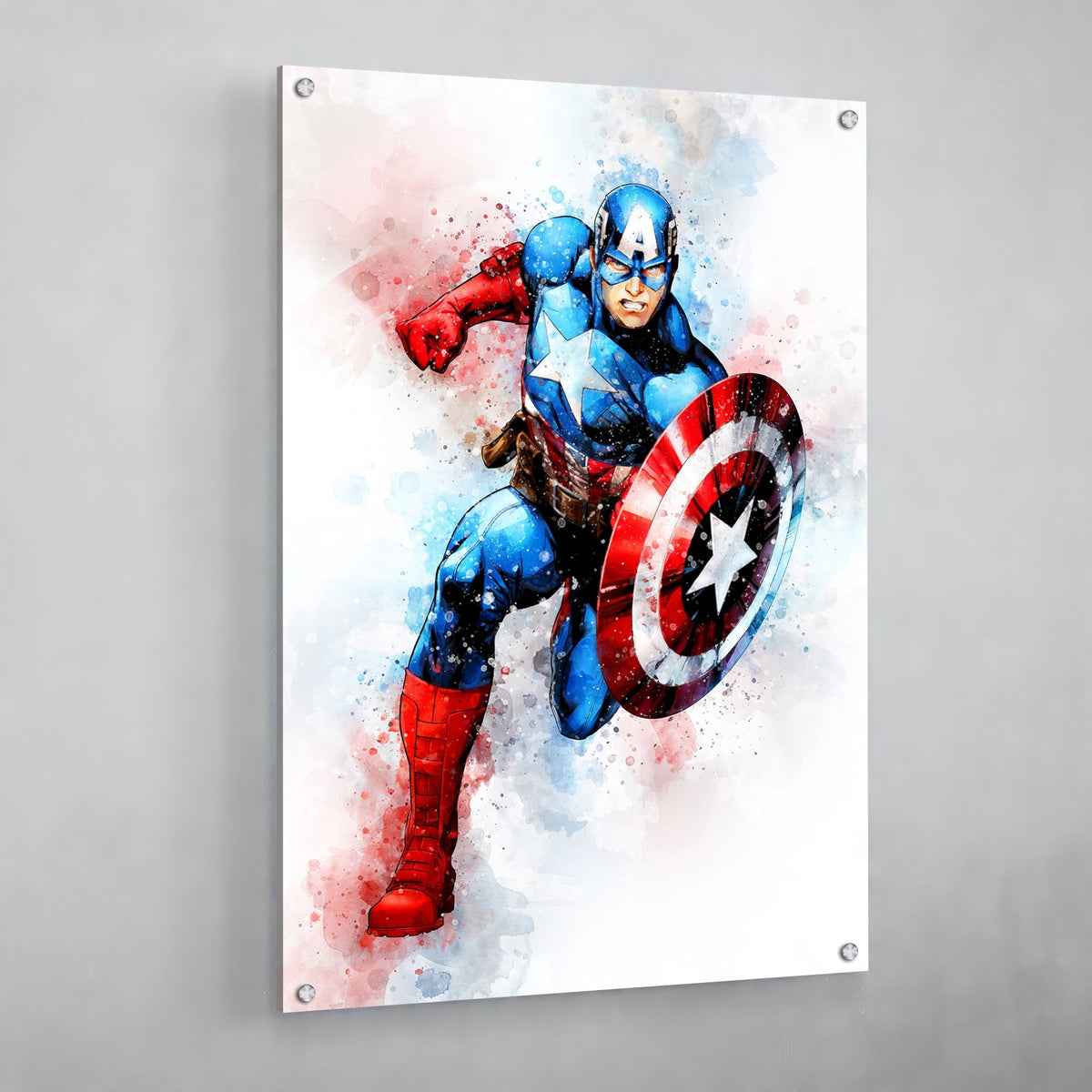 Tableau Captain America Chambre Enfant - The Art Avenue