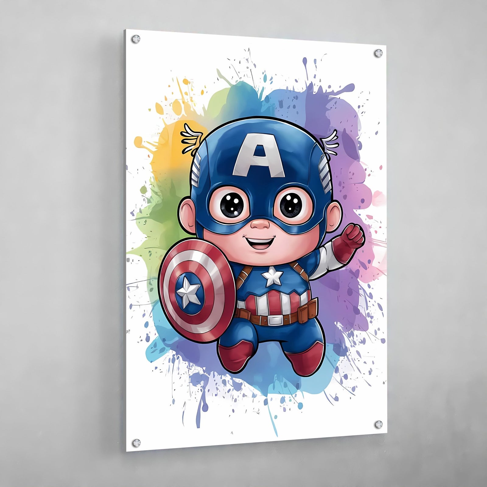 Tableau Chambre Enfant Captain America - The Art Avenue