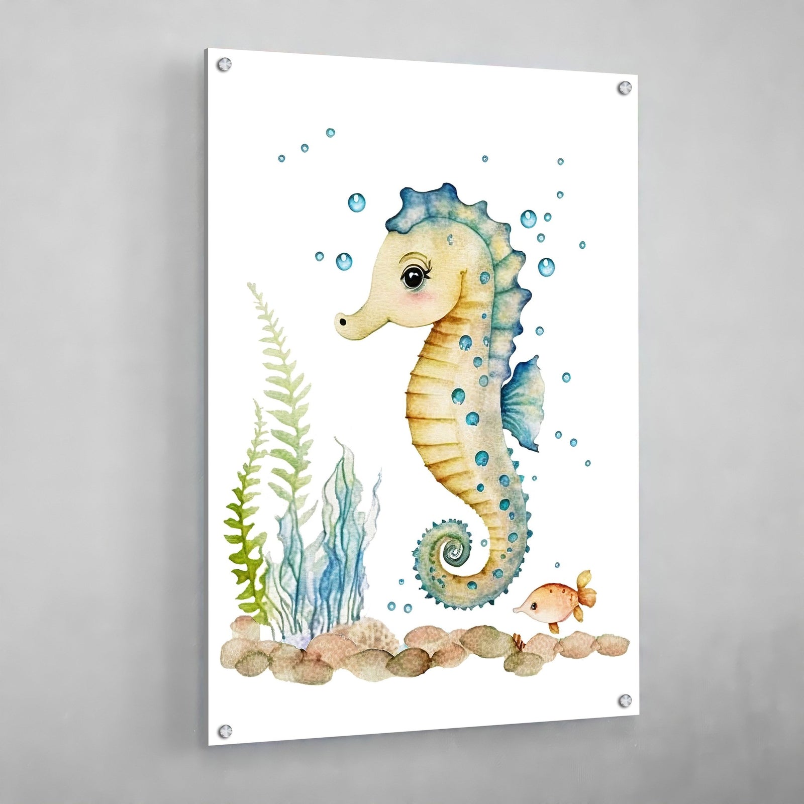 Tableau Chambre Enfant Hippocampe - The Art Avenue