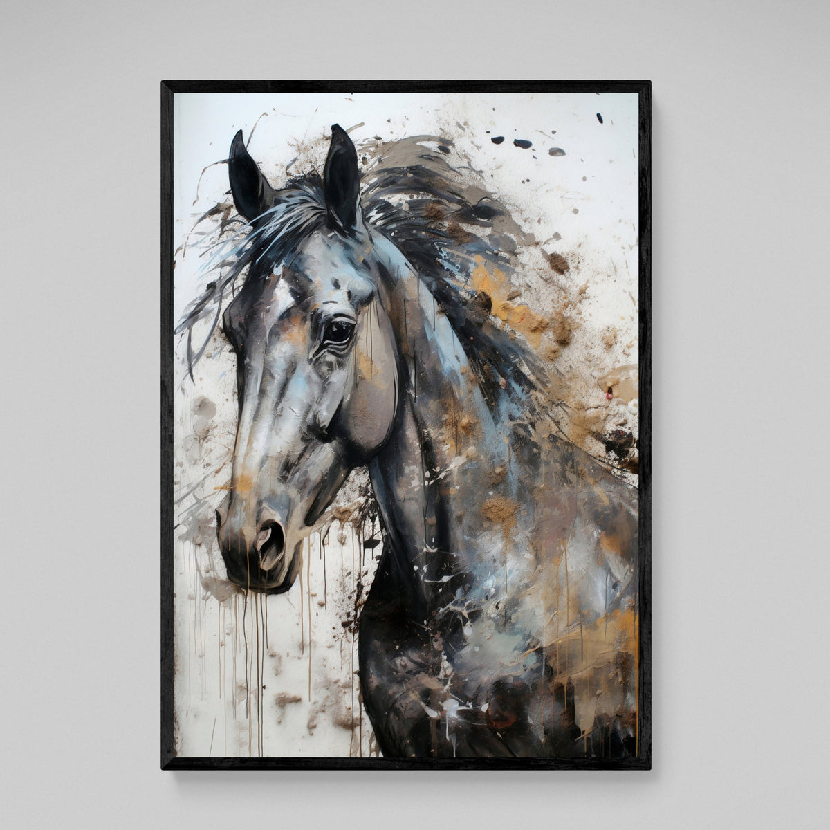 Tableau Cheval Abstrait - The Art Avenue