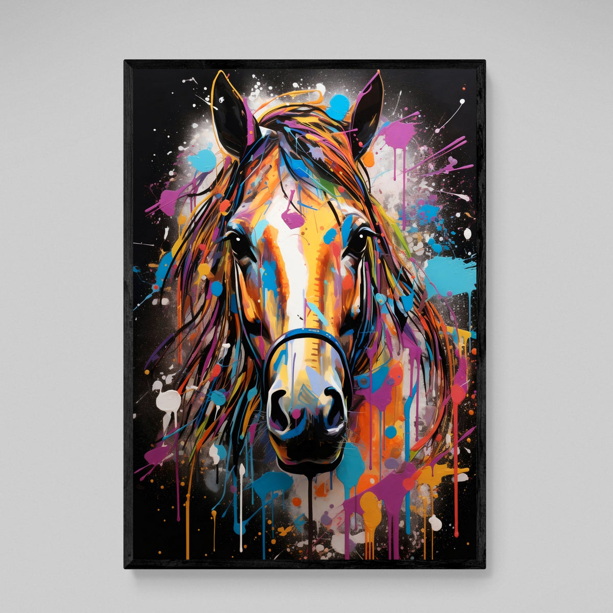 Tableau Cheval Graffiti - The Art Avenue