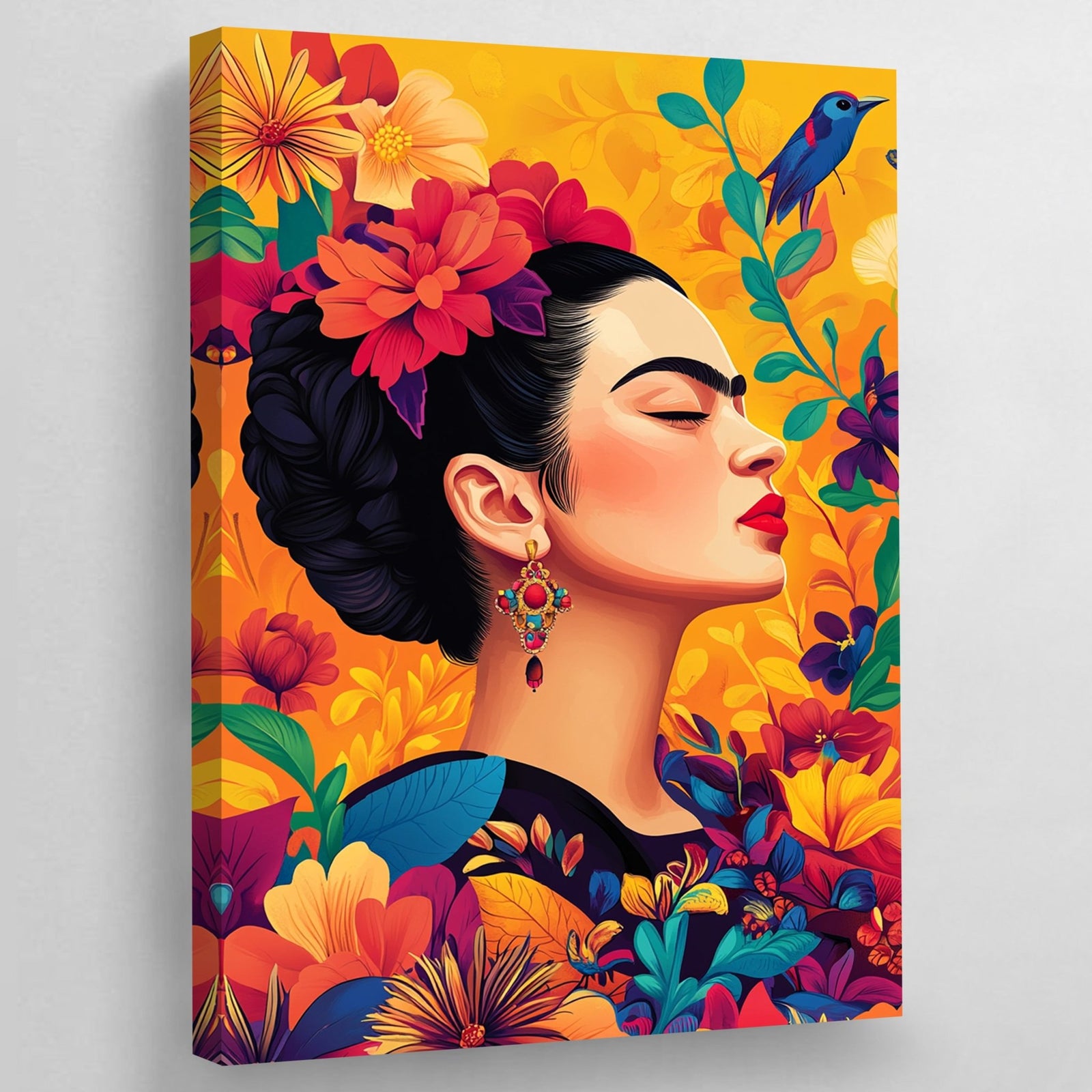 Tableau Coloré Frida Kahlo - The Art Avenue