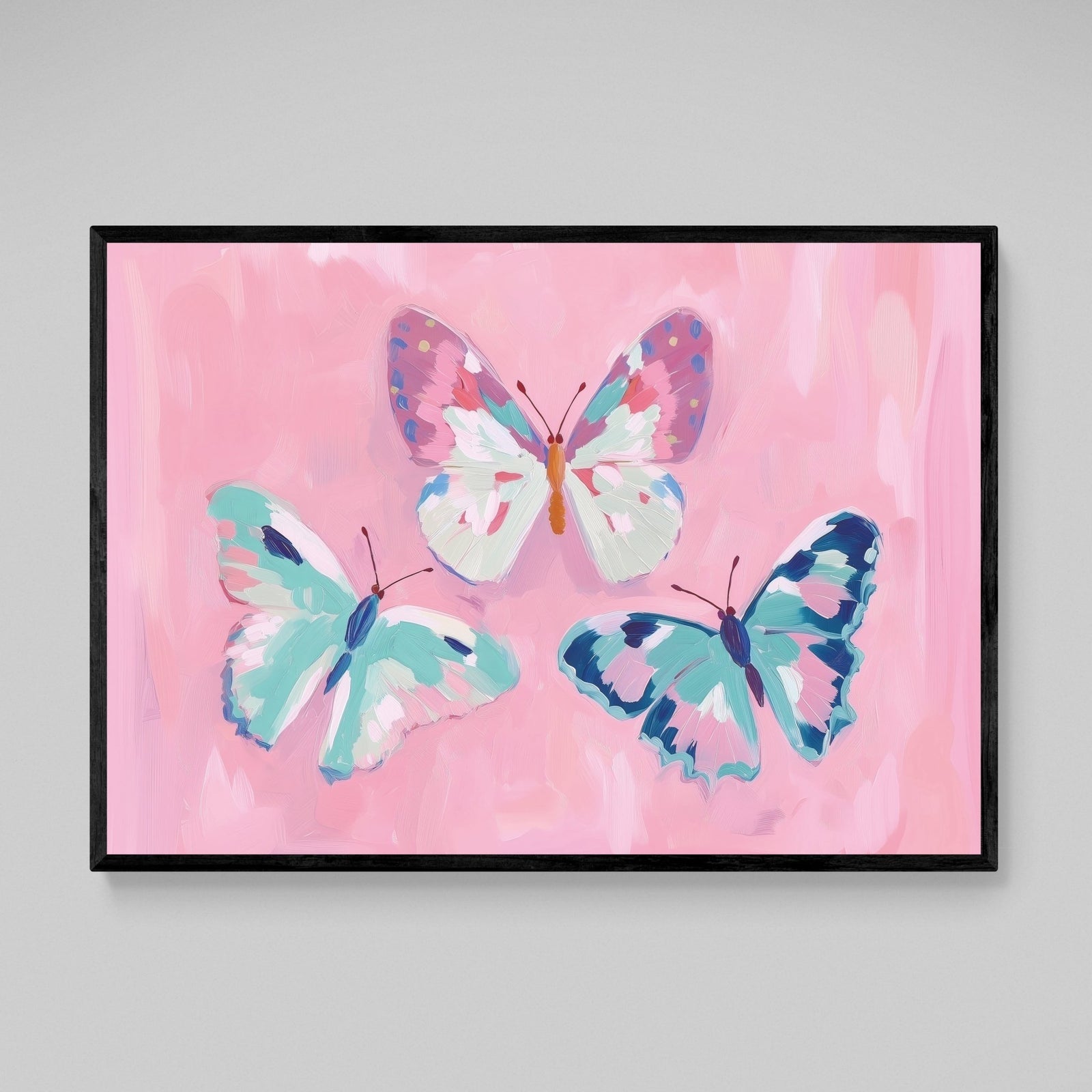 Tableau Coloré Papillons - The Art Avenue