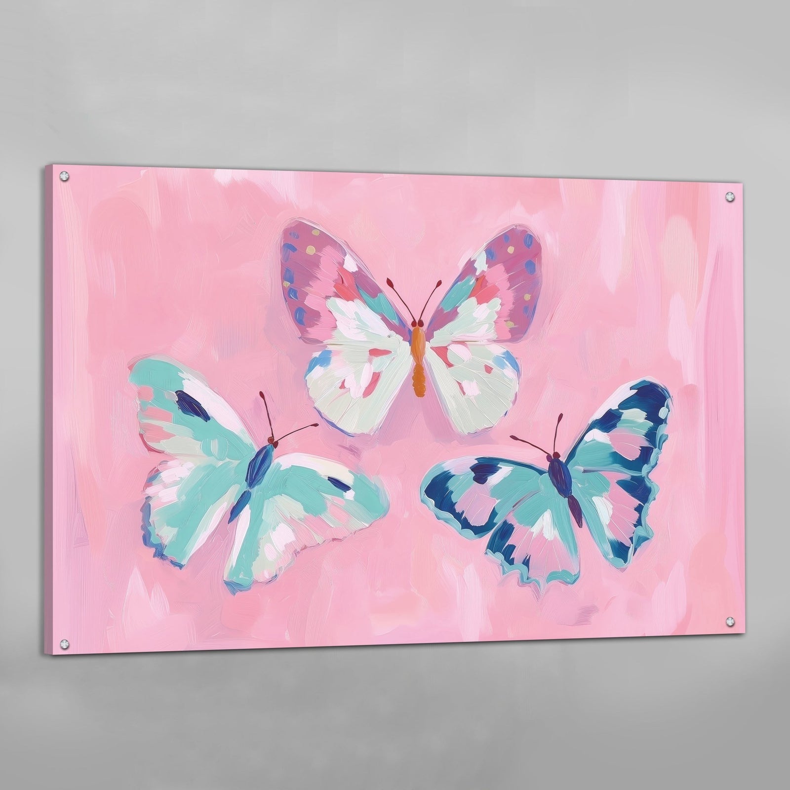 Tableau Coloré Papillons - The Art Avenue