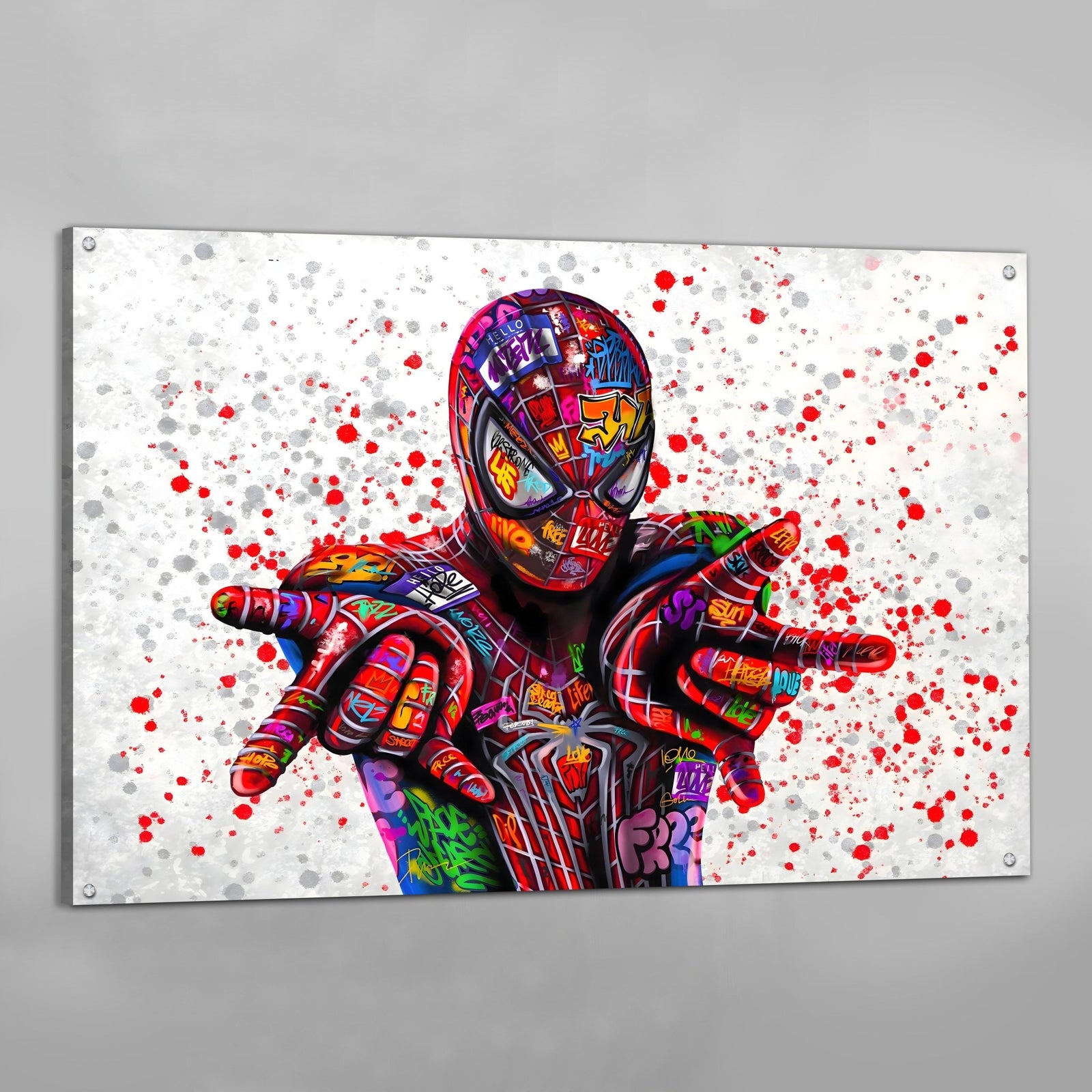 Tableau Coloré Spiderman - The Art Avenue