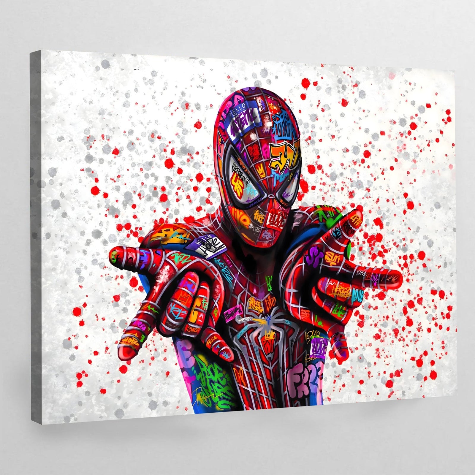 Tableau Coloré Spiderman - The Art Avenue