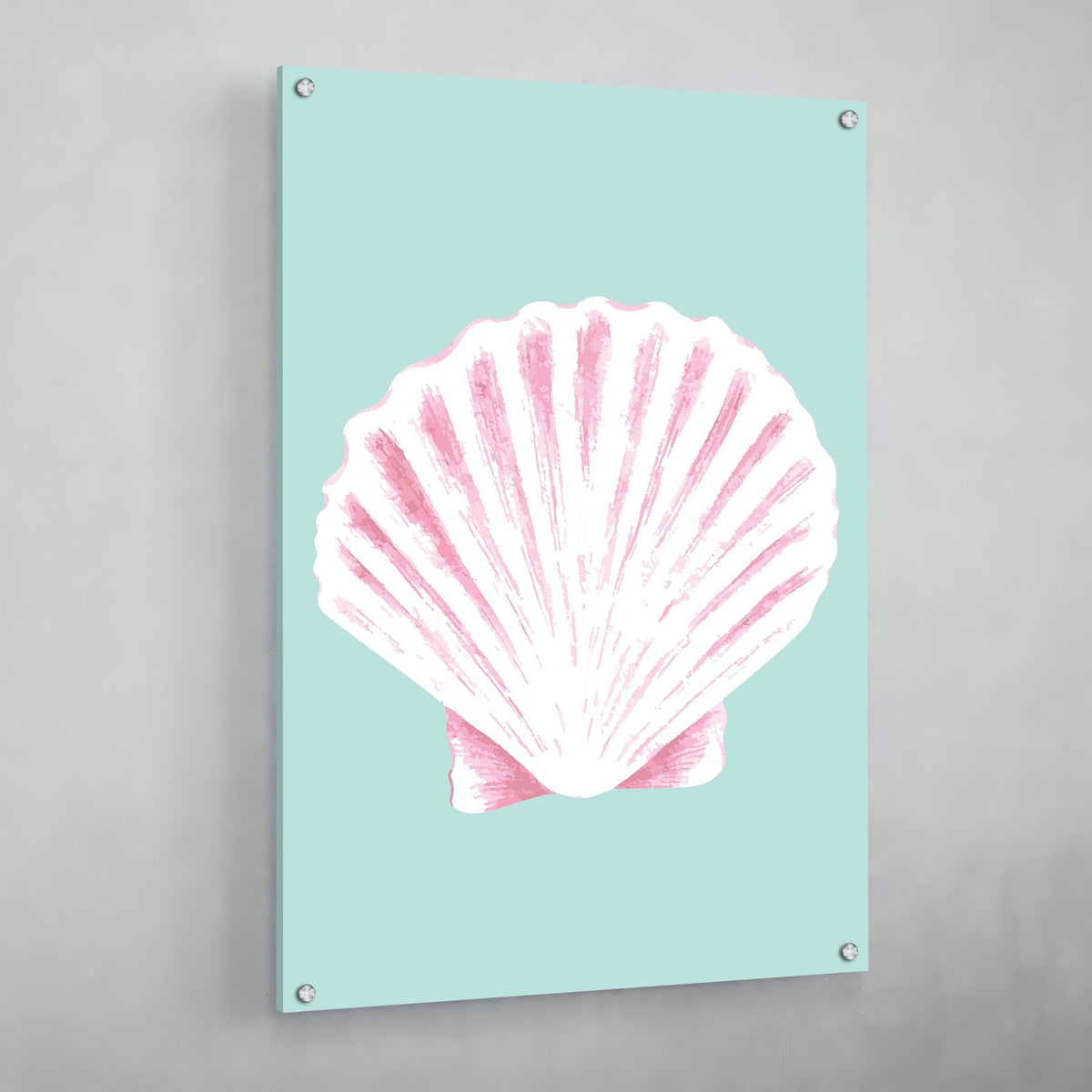 Tableau Coquillage Rose - The Art Avenue