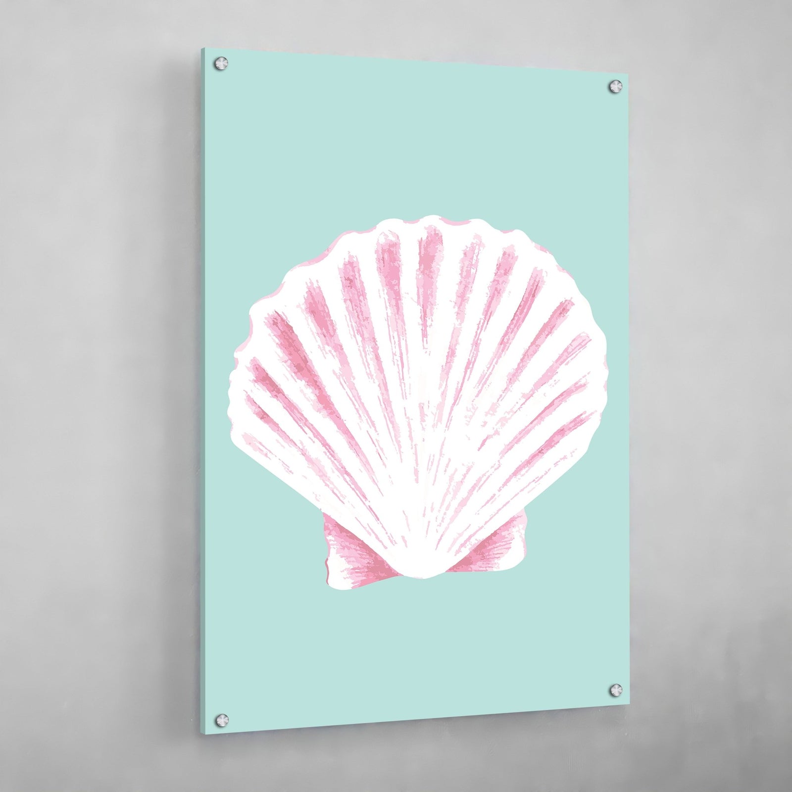 Tableau Coquillage Rose - The Art Avenue