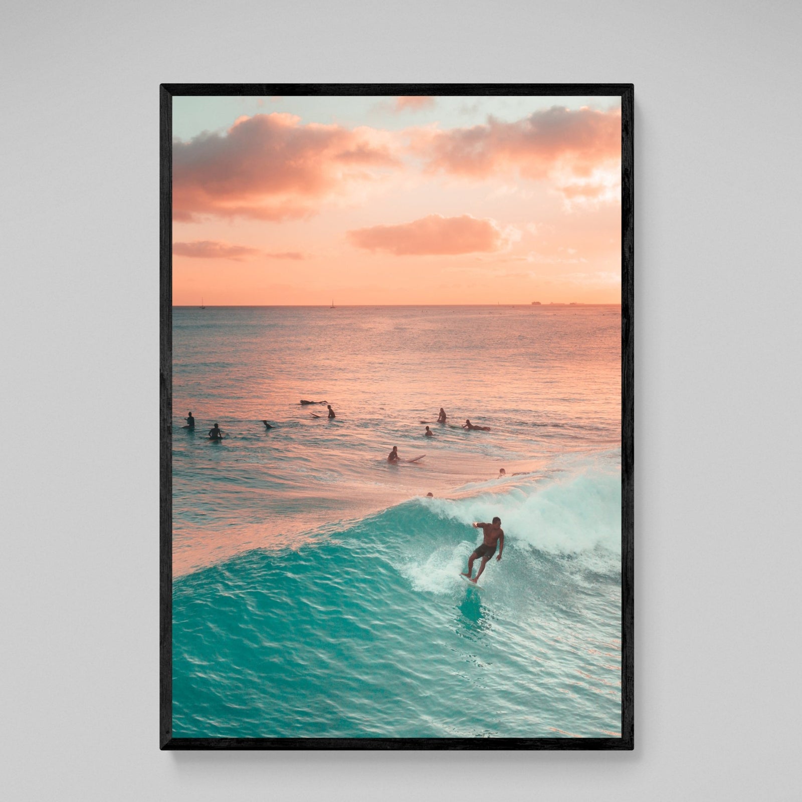 Tableau Coucher De Soleil Sur La Mer - The Art Avenue