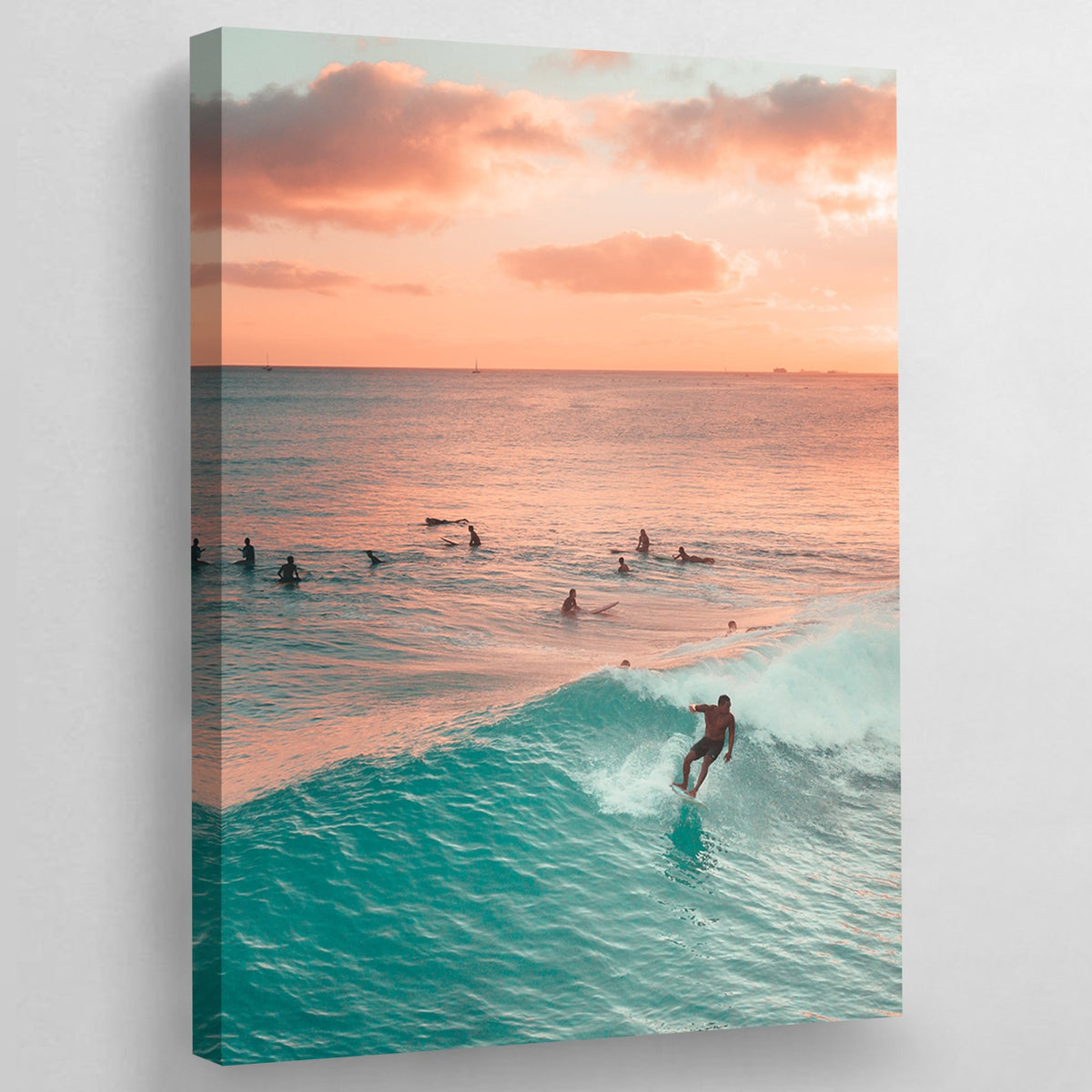 Tableau Coucher De Soleil Sur La Mer - The Art Avenue