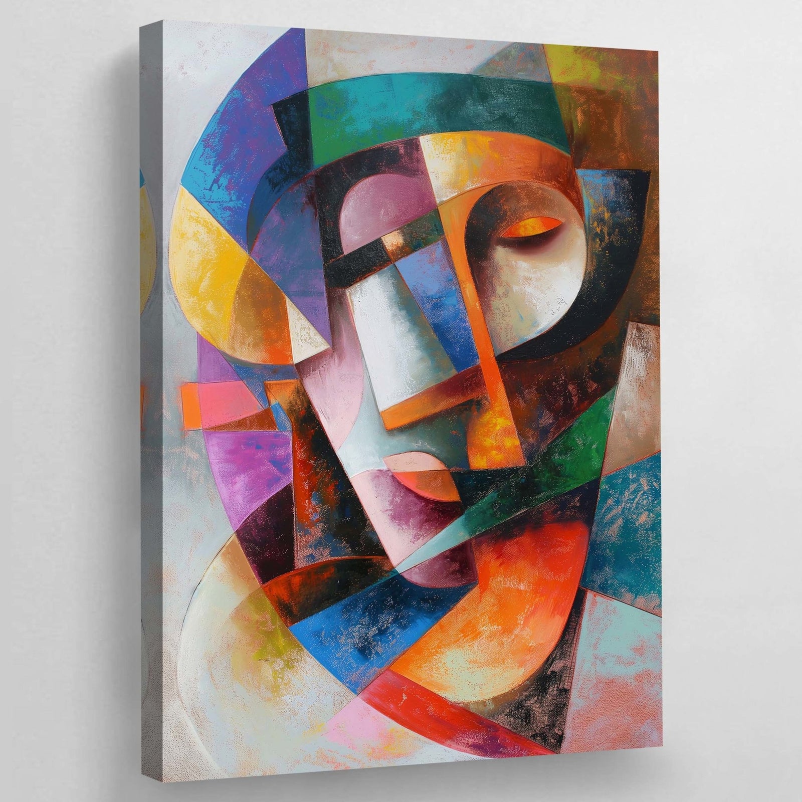Tableau Cubisme Coloré - The Art Avenue