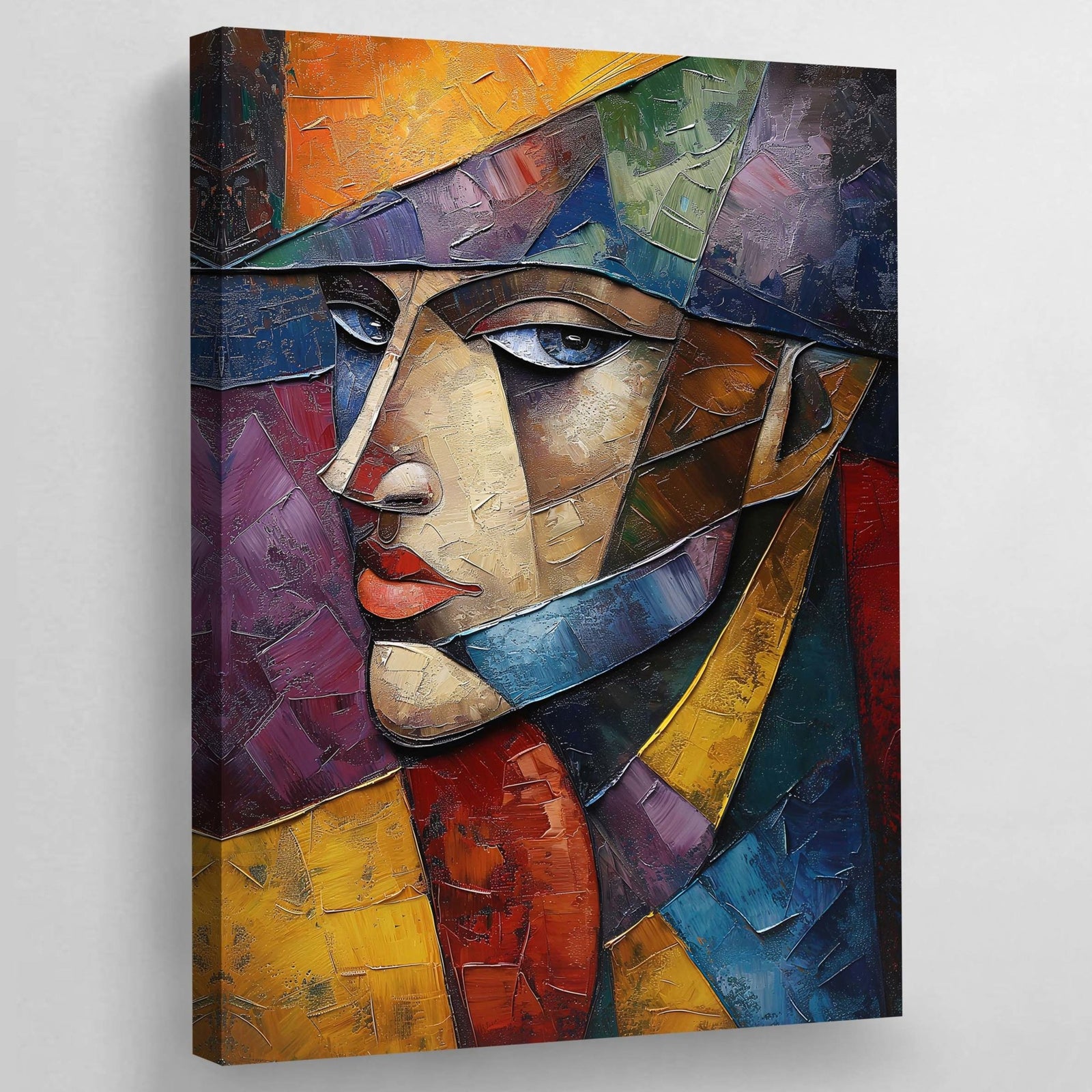 Tableau Cubisme Femme Élégante - The Art Avenue