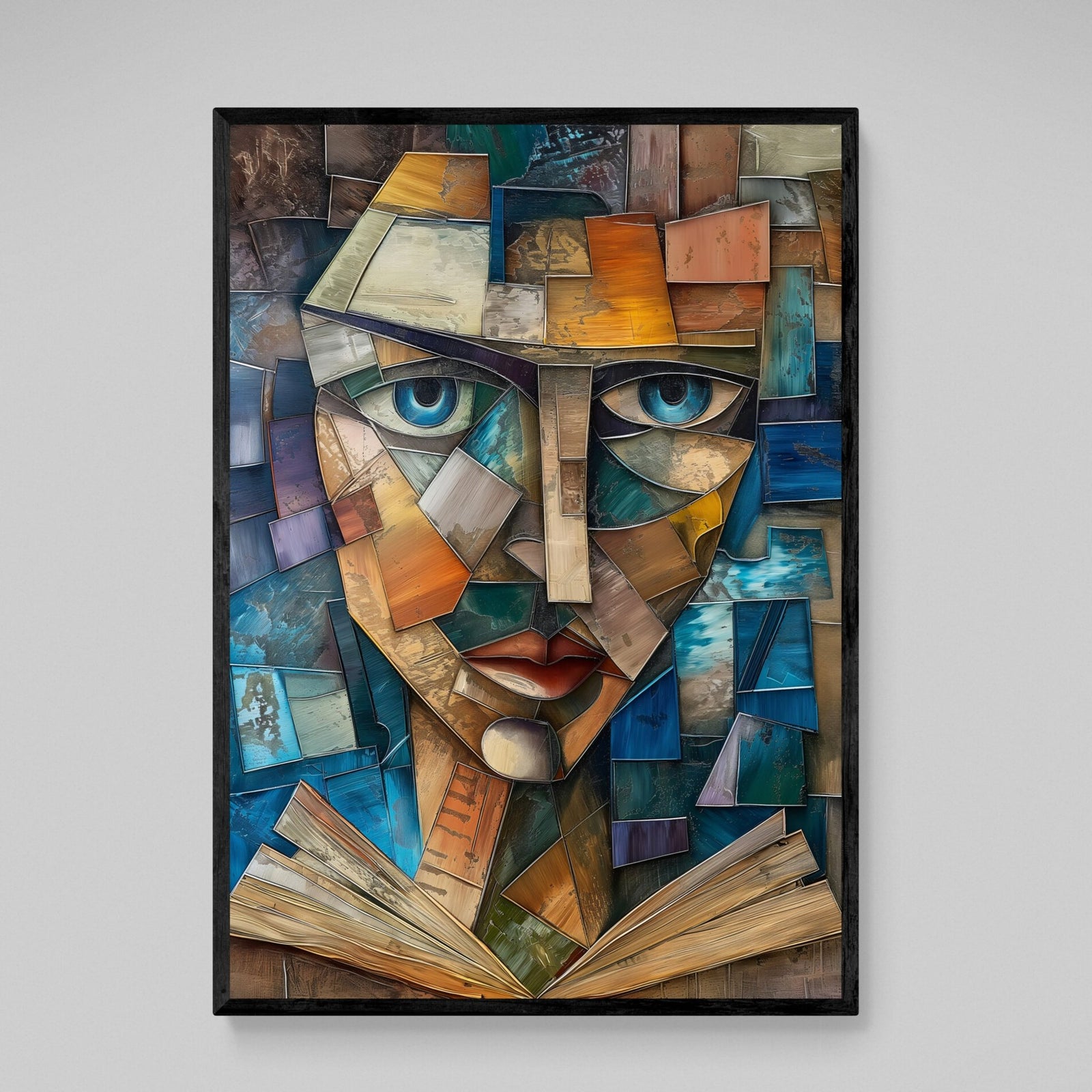 Tableau Cubisme Moderne Visage - The Art Avenue