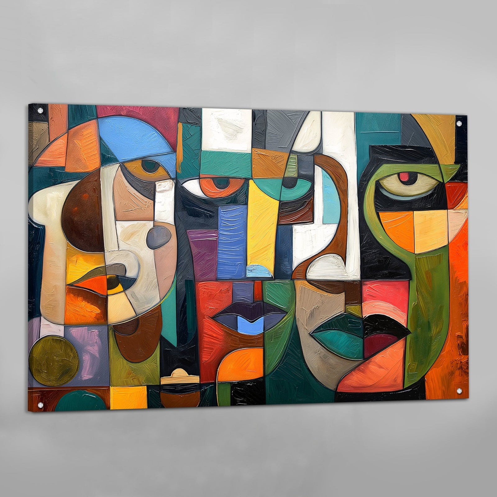 Tableau Cubisme Visages - The Art Avenue