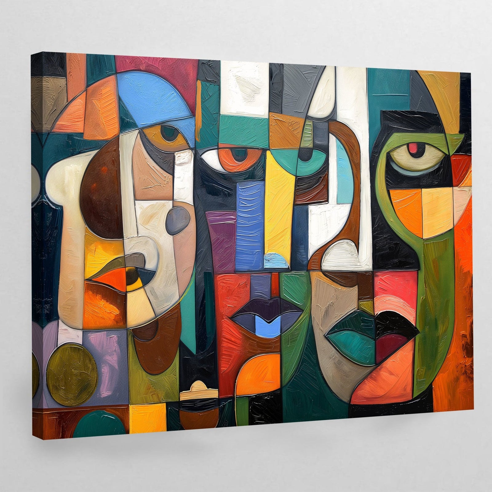 Tableau Cubisme Visages - The Art Avenue