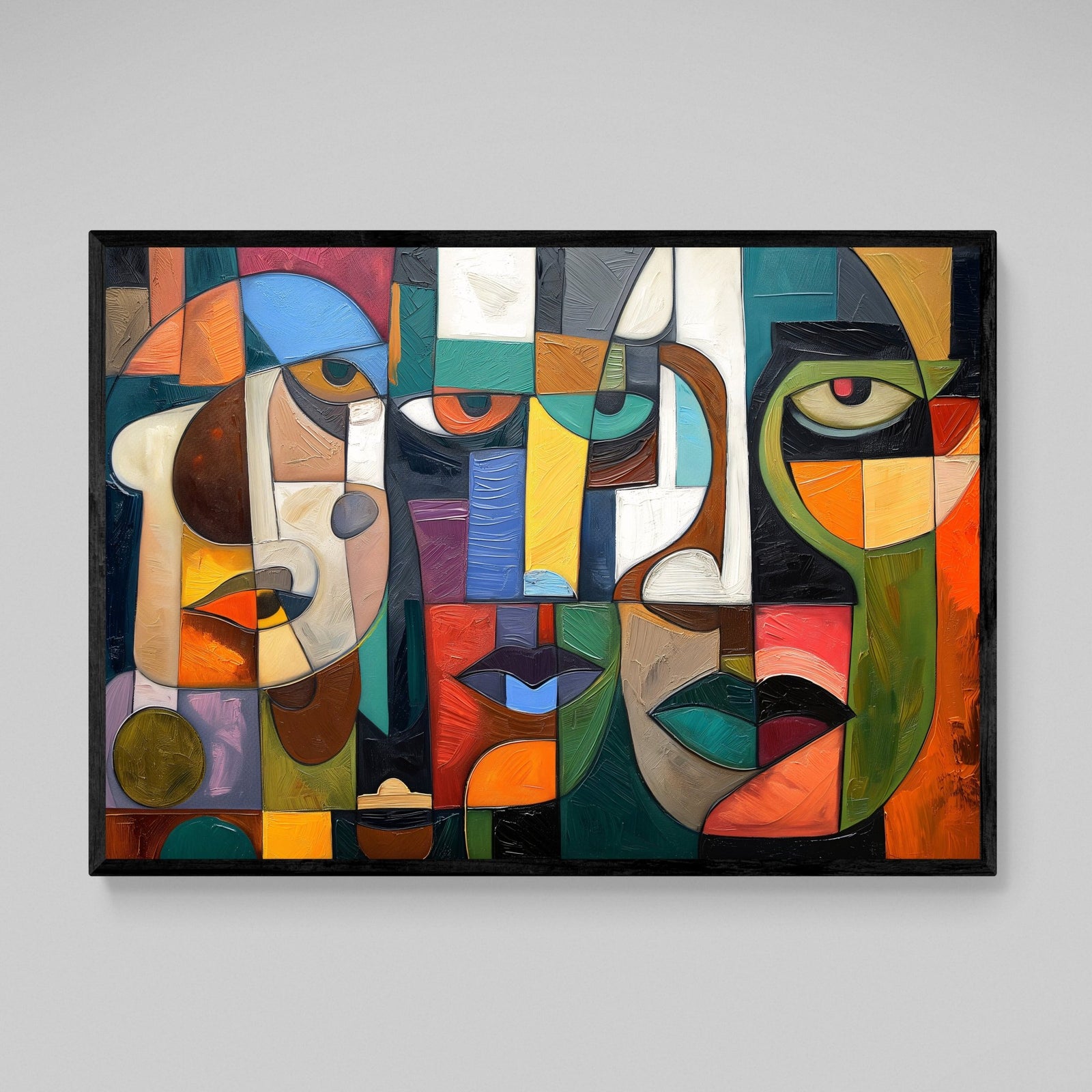 Tableau Cubisme Visages - The Art Avenue