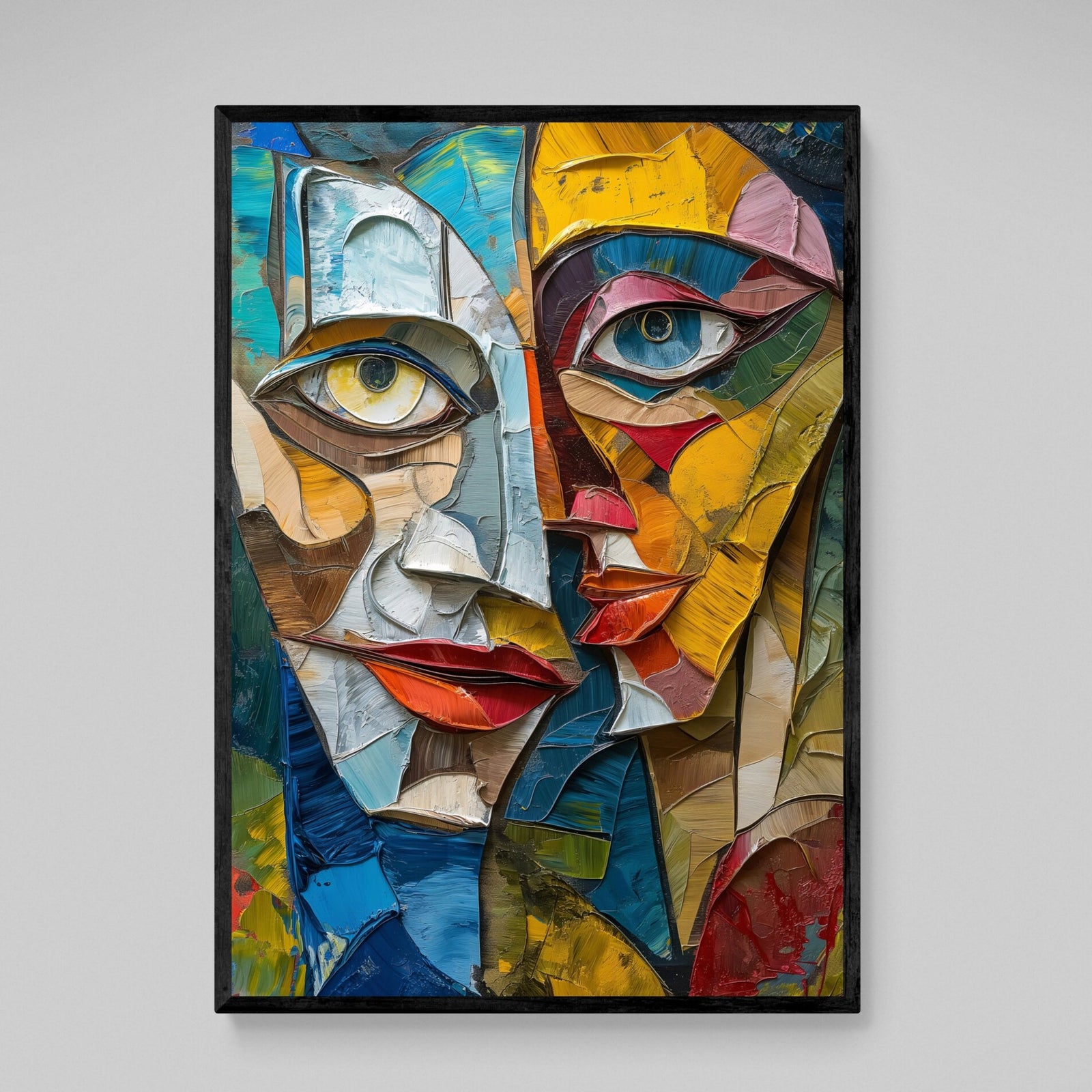 Tableau Cubisme Visages Abstraits - The Art Avenue