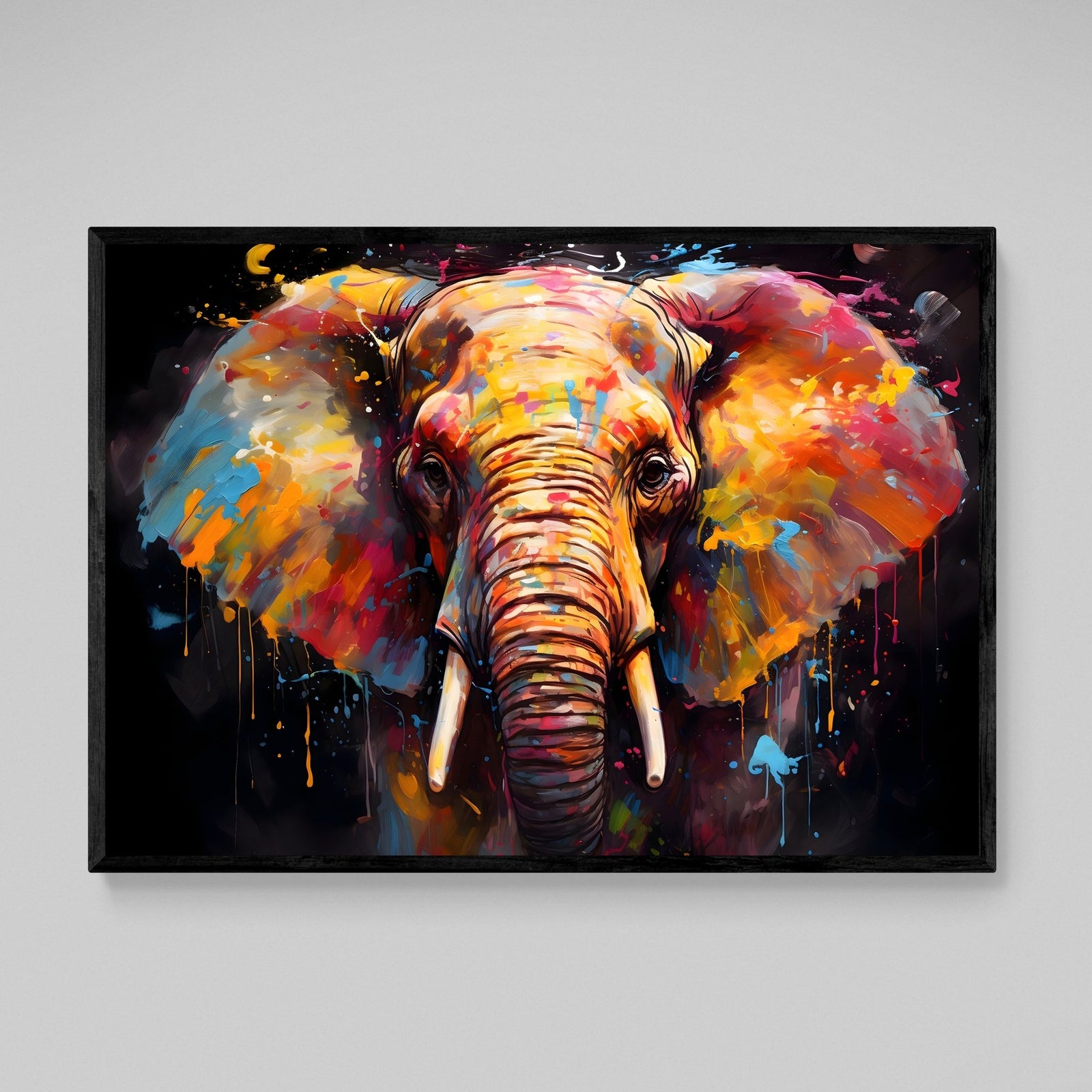 Tableau Éléphant Graffiti - The Art Avenue