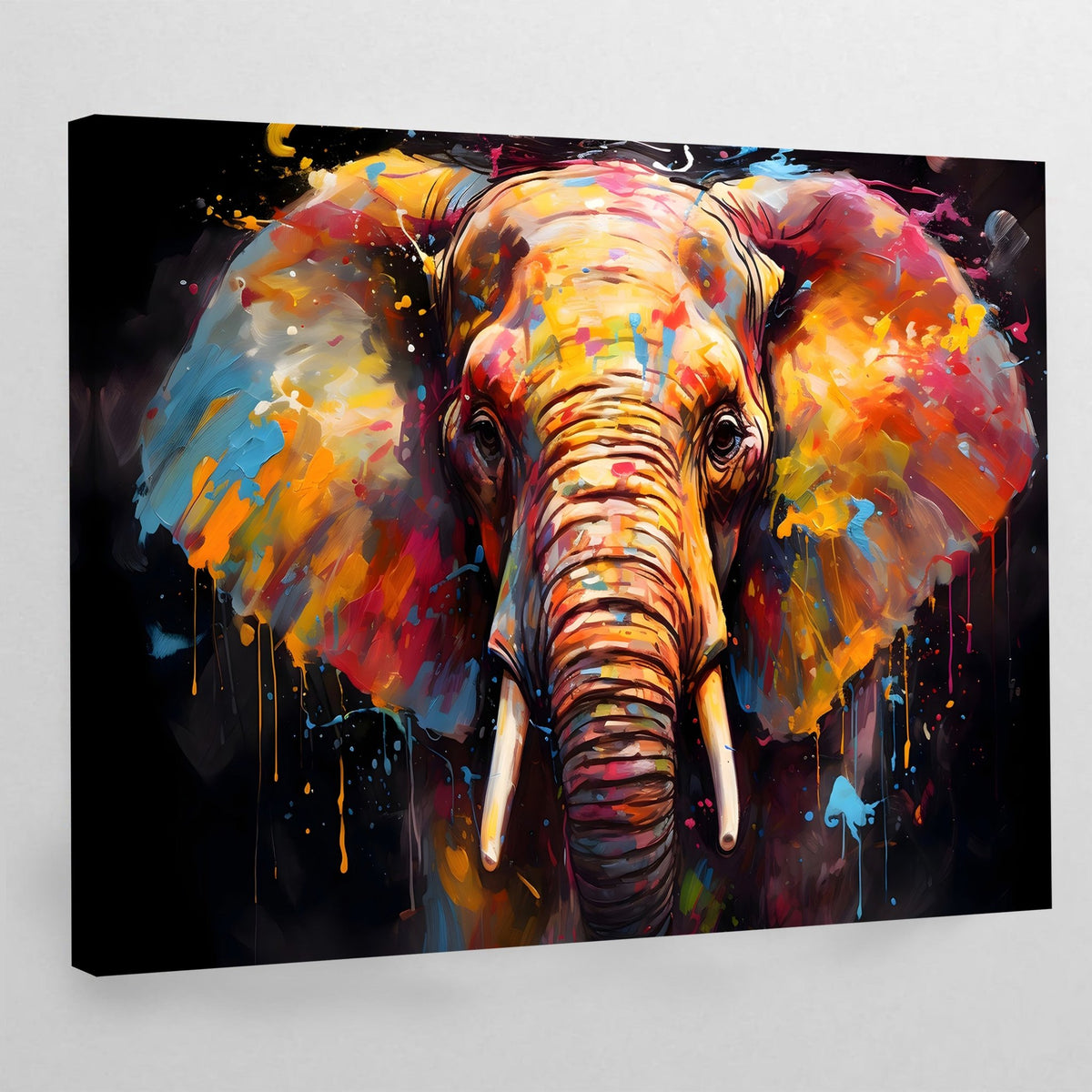 Tableau Éléphant Graffiti - The Art Avenue