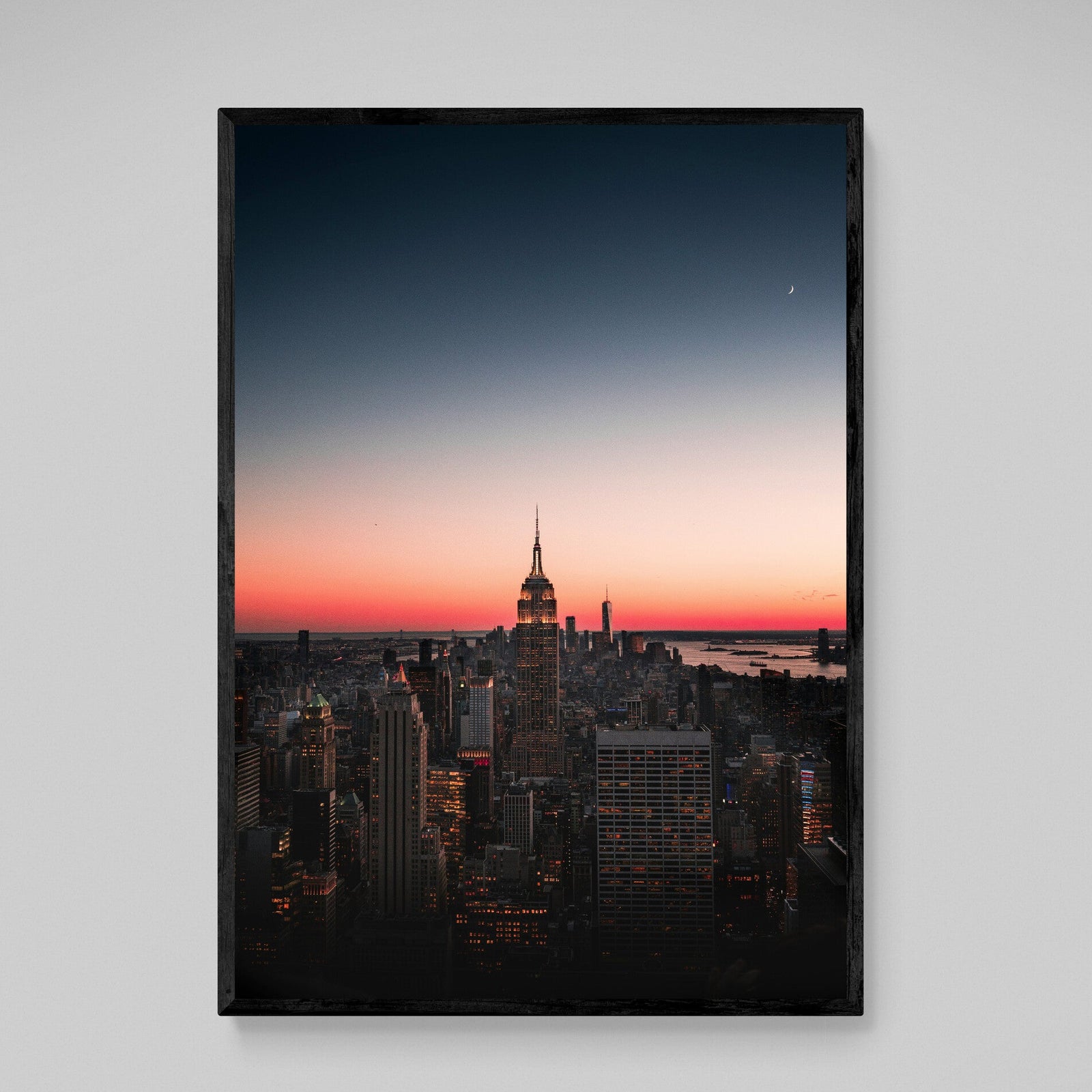 Tableau Empire State Building Coucher De Soleil - The Art Avenue