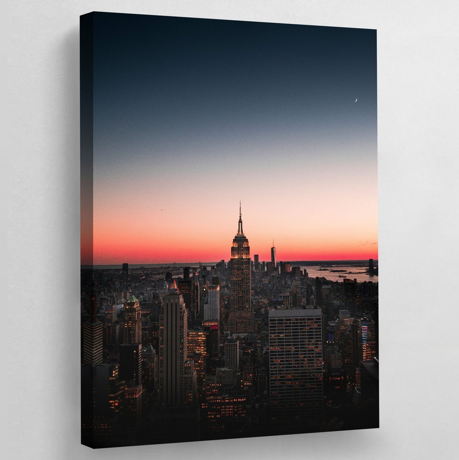 Tableau Empire State Building Coucher De Soleil - The Art Avenue