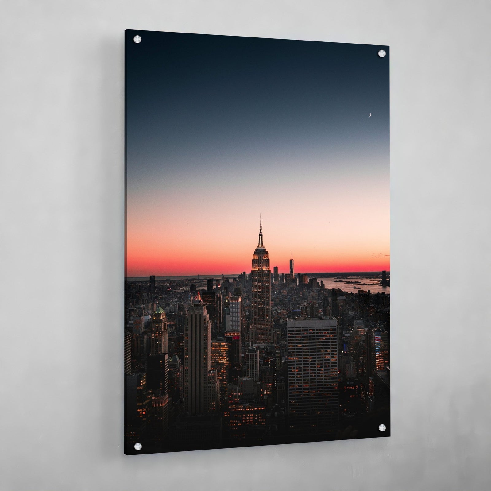 Tableau Empire State Building Coucher De Soleil - The Art Avenue