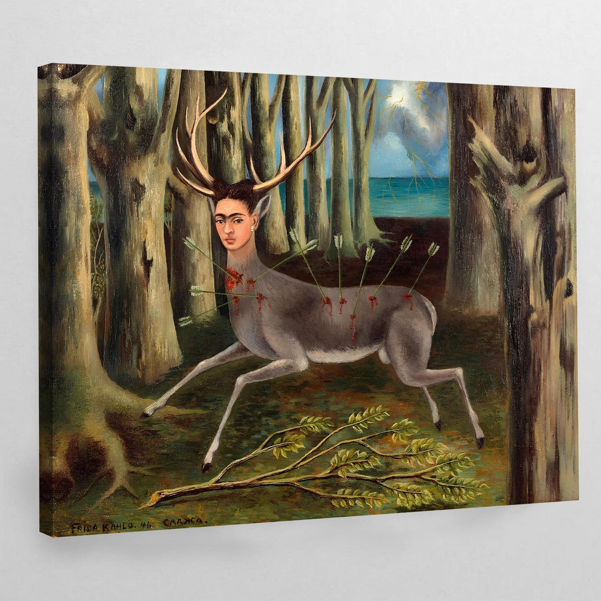 Tableau Frida Kahlo Le Cerf Blessé - The Art Avenue