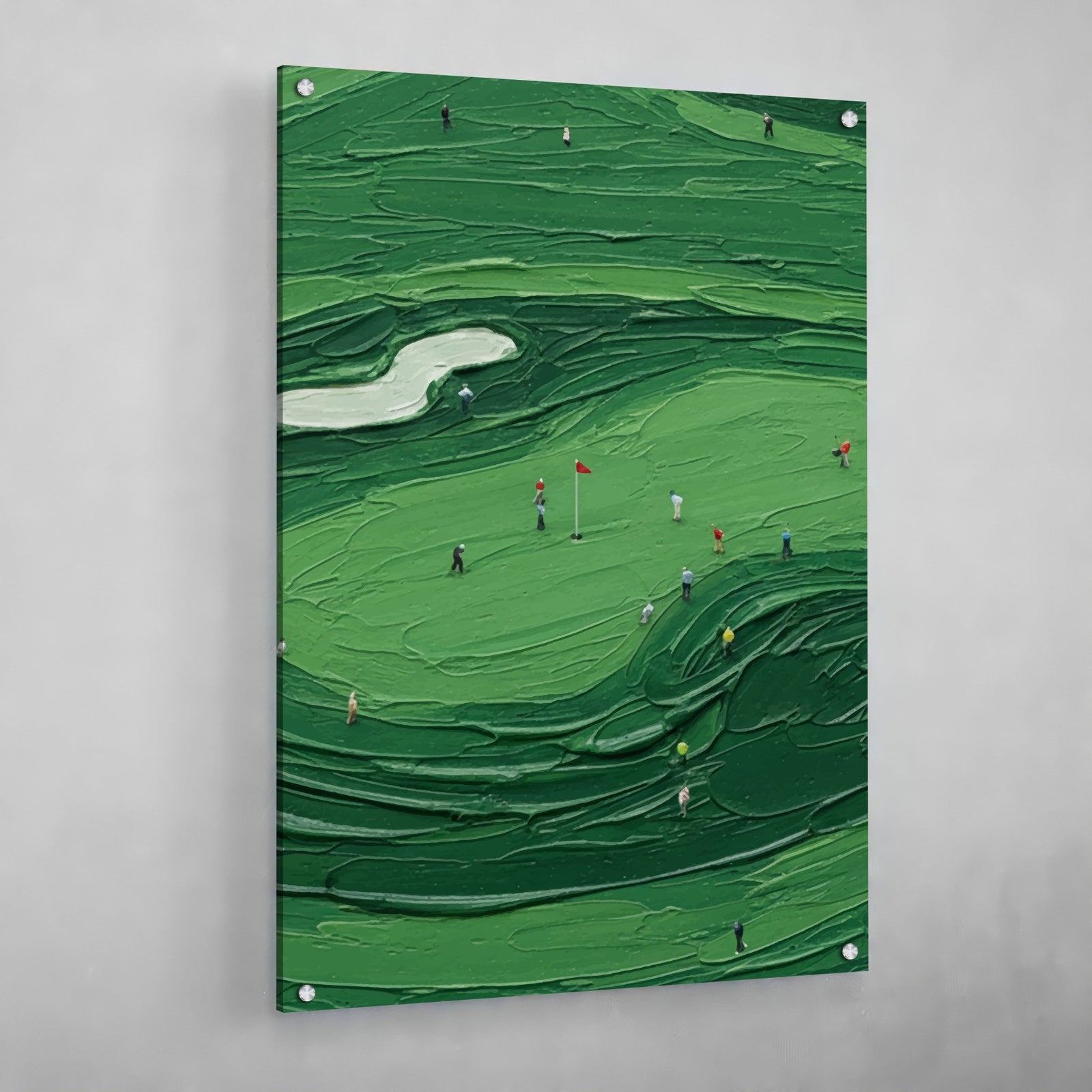 Tableau Golf Abstrait - The Art Avenue