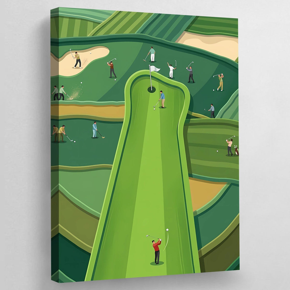Tableau Golf Design Moderne - The Art Avenue