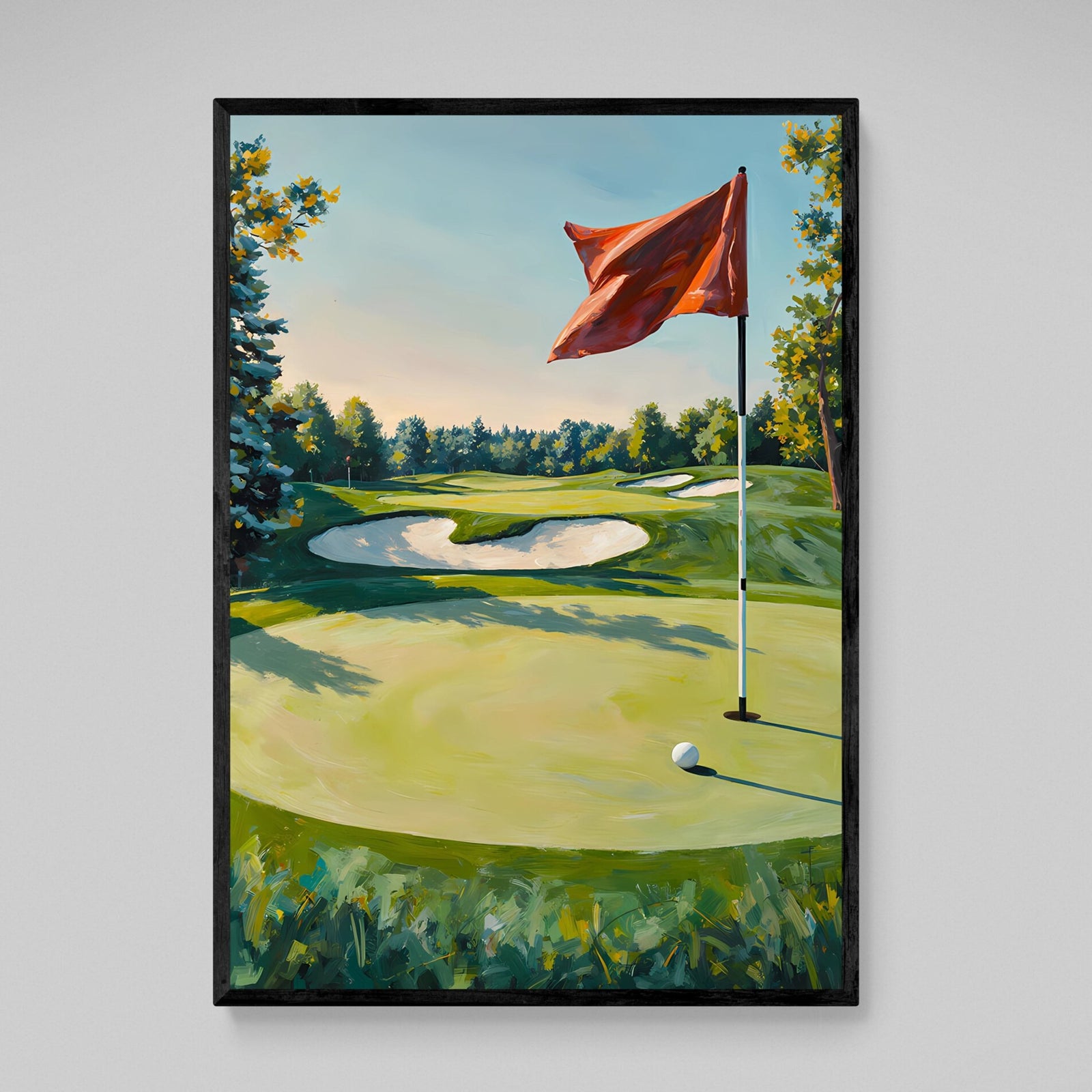 Tableau Golf Green Élégance - The Art Avenue