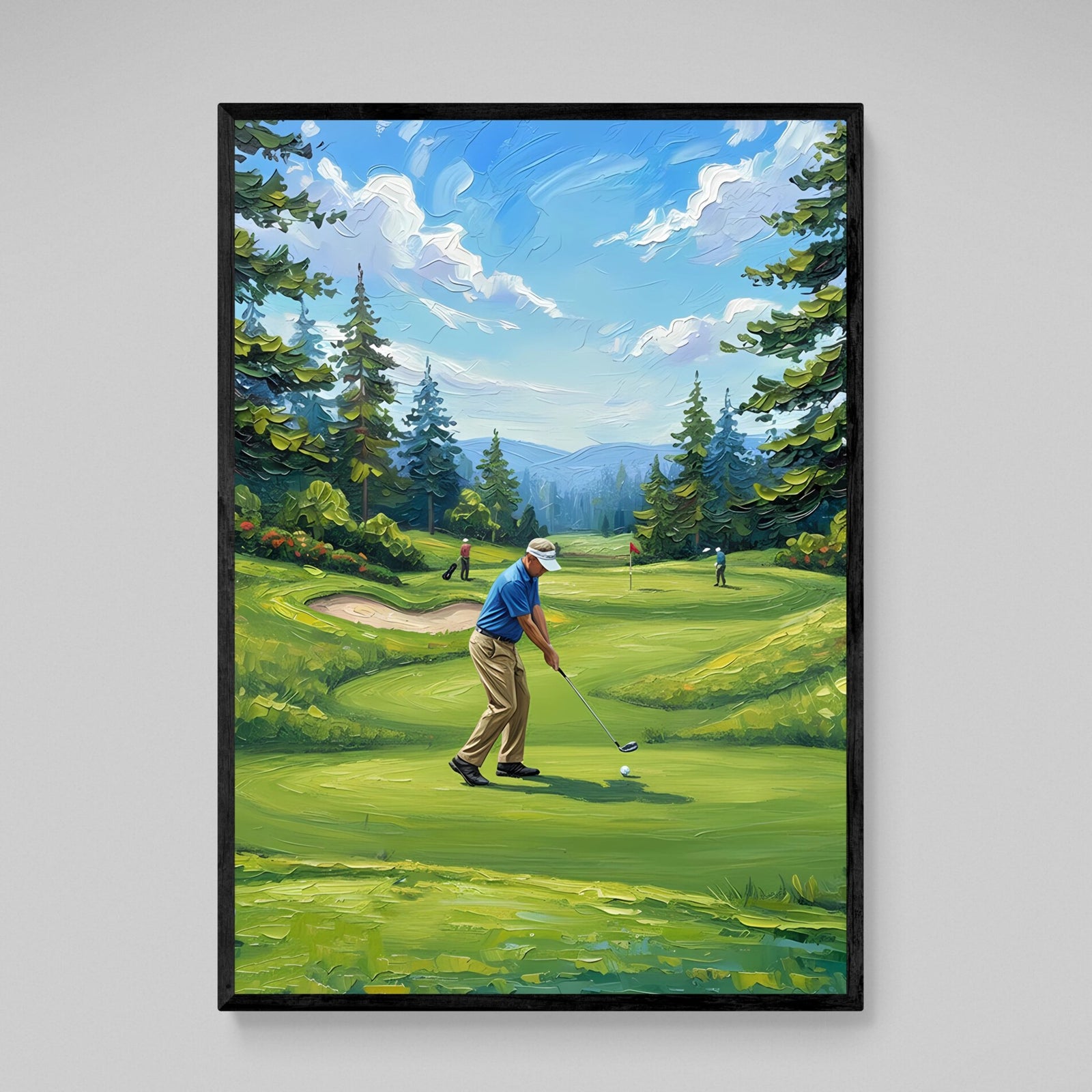 Tableau Golf Parcours Forestier - The Art Avenue