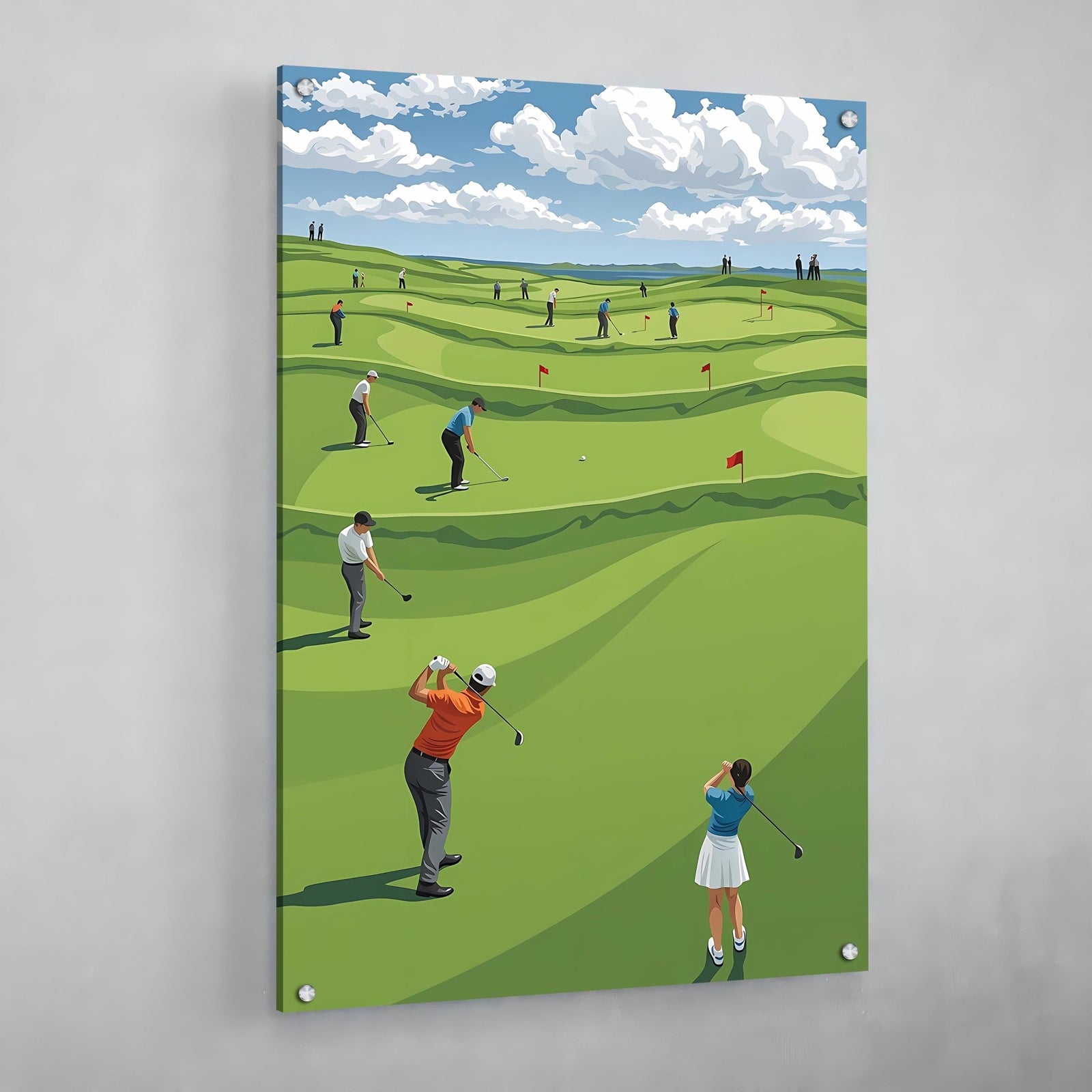 Tableau Golf Parcours Panoramique - The Art Avenue