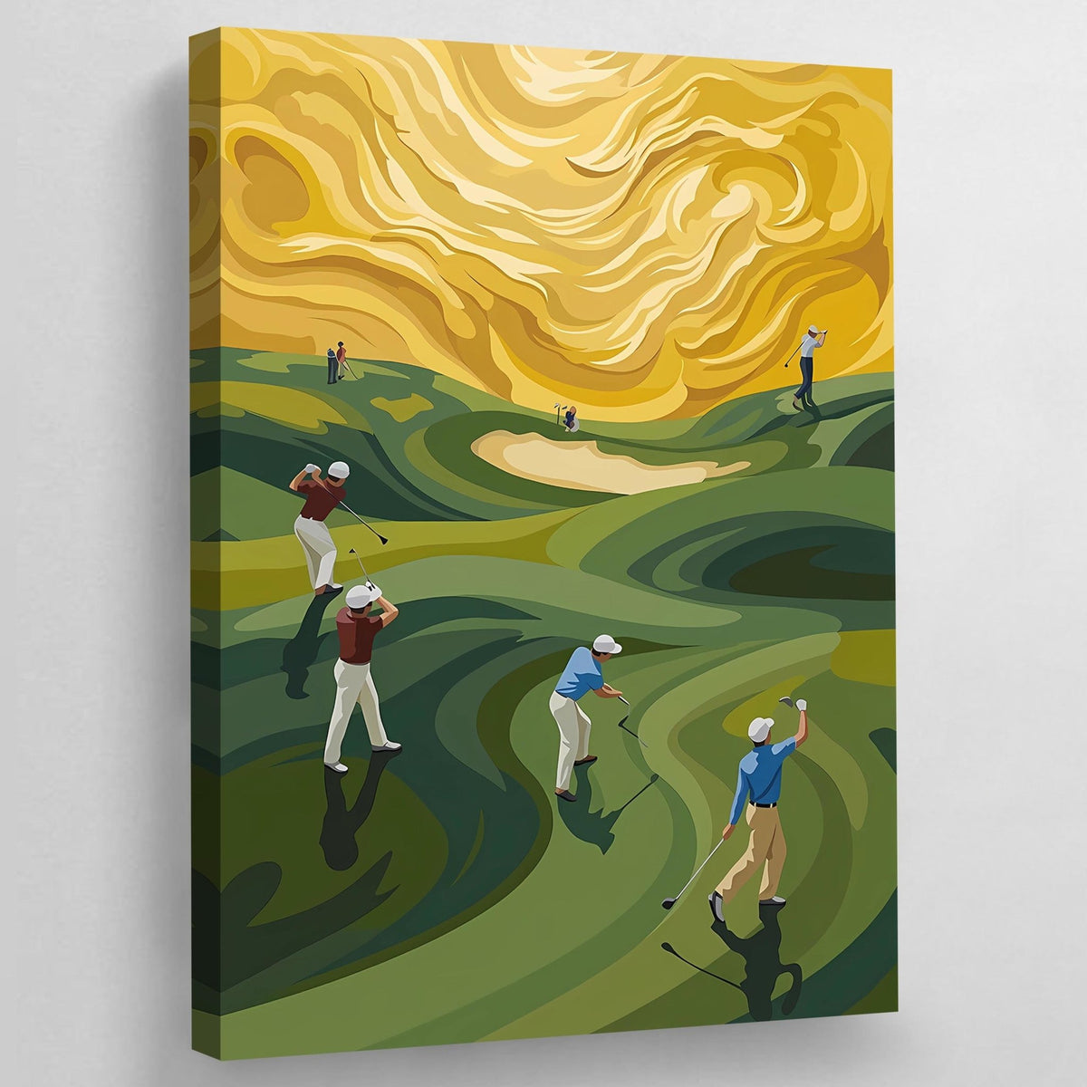 Tableau Golf Paysage Artistique - The Art Avenue