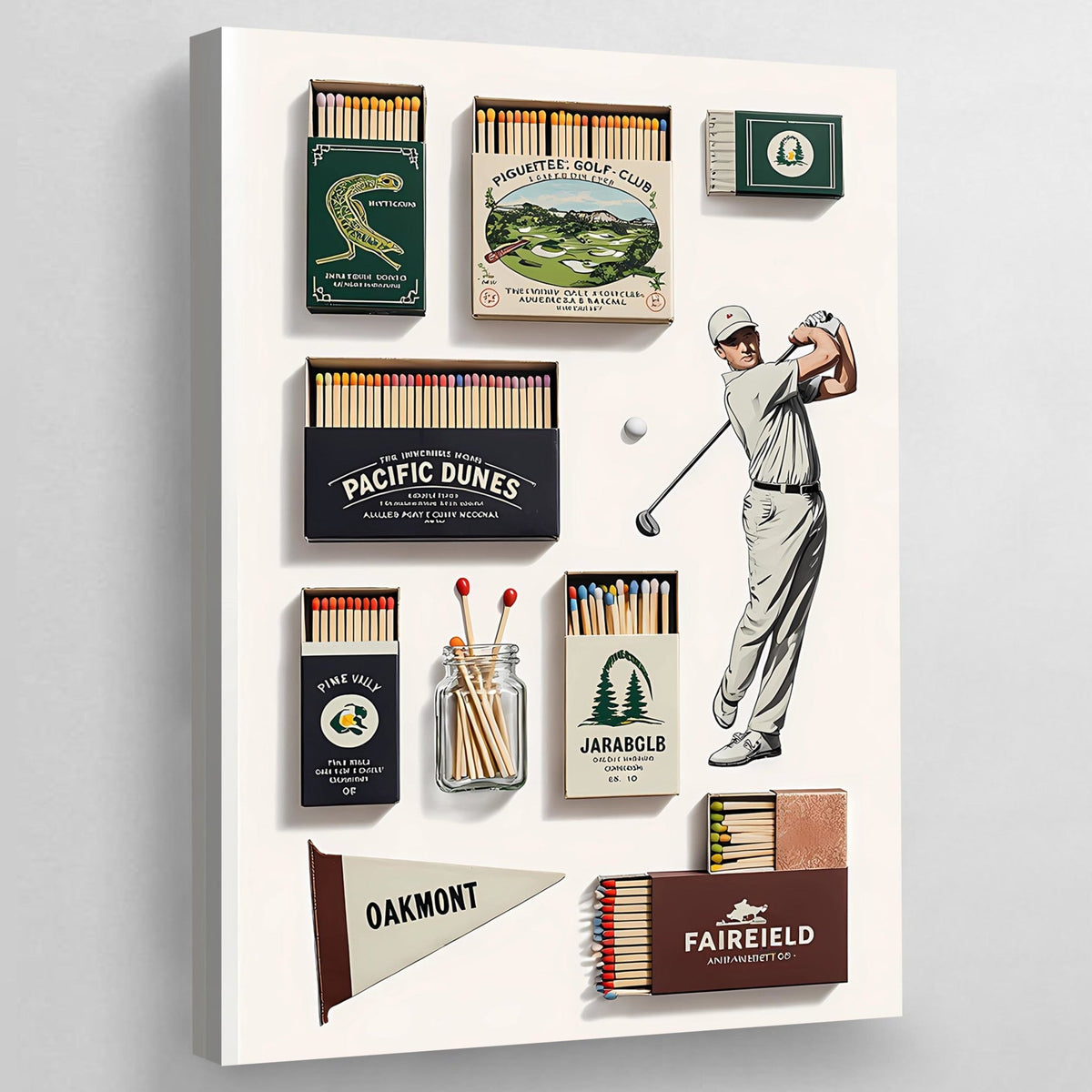 Tableau Golfeur - The Art Avenue