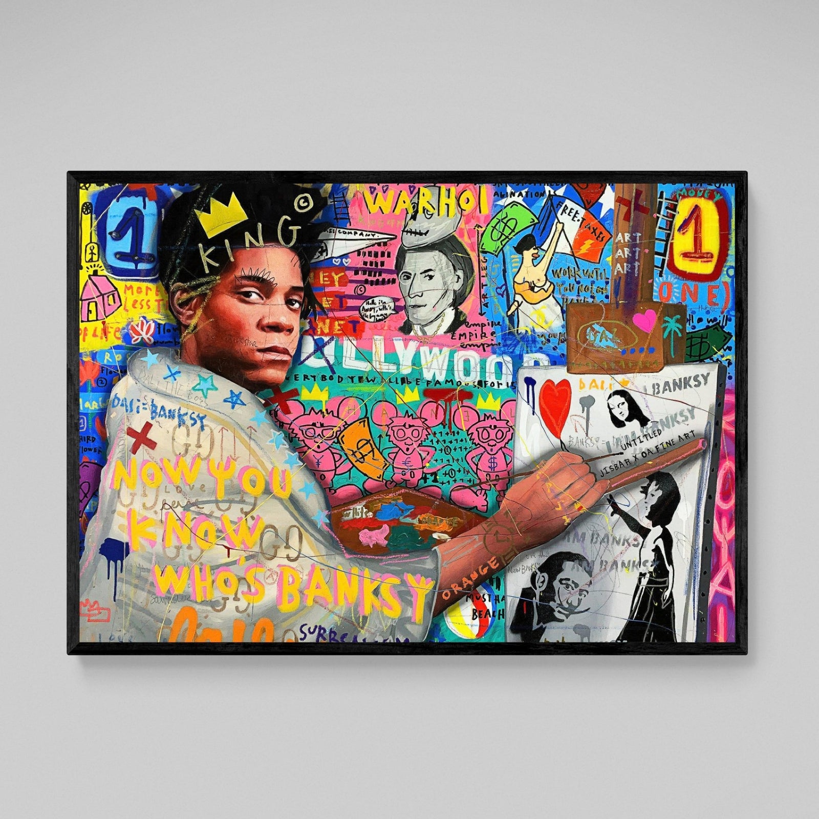 Tableau Graffiti Basquiat - The Art Avenue