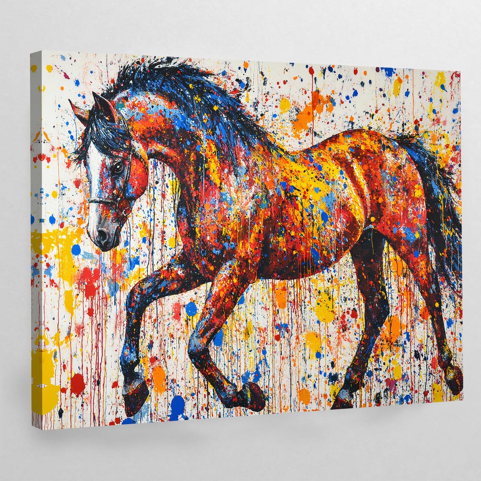 Tableau Graffiti Cheval - The Art Avenue
