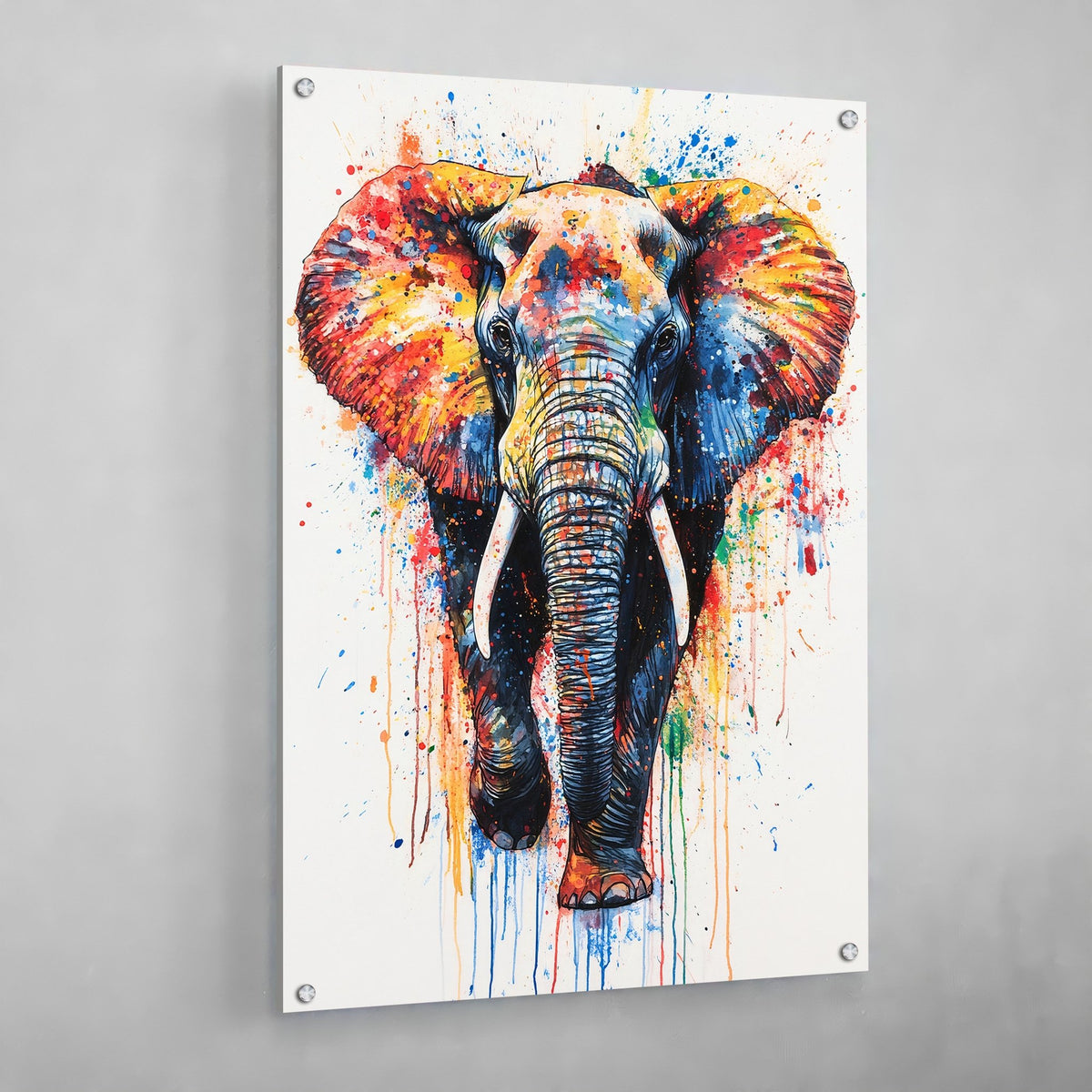 Tableau Graffiti Éléphant - The Art Avenue